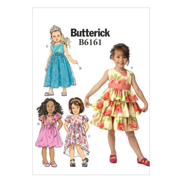 Butterick Sewing Pattern B6161 Children's/Girls' Dress
