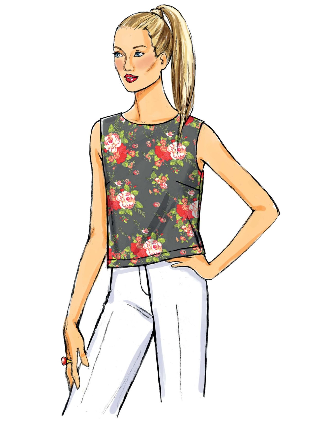 Butterick Sewing Pattern B6175 Misses' Top