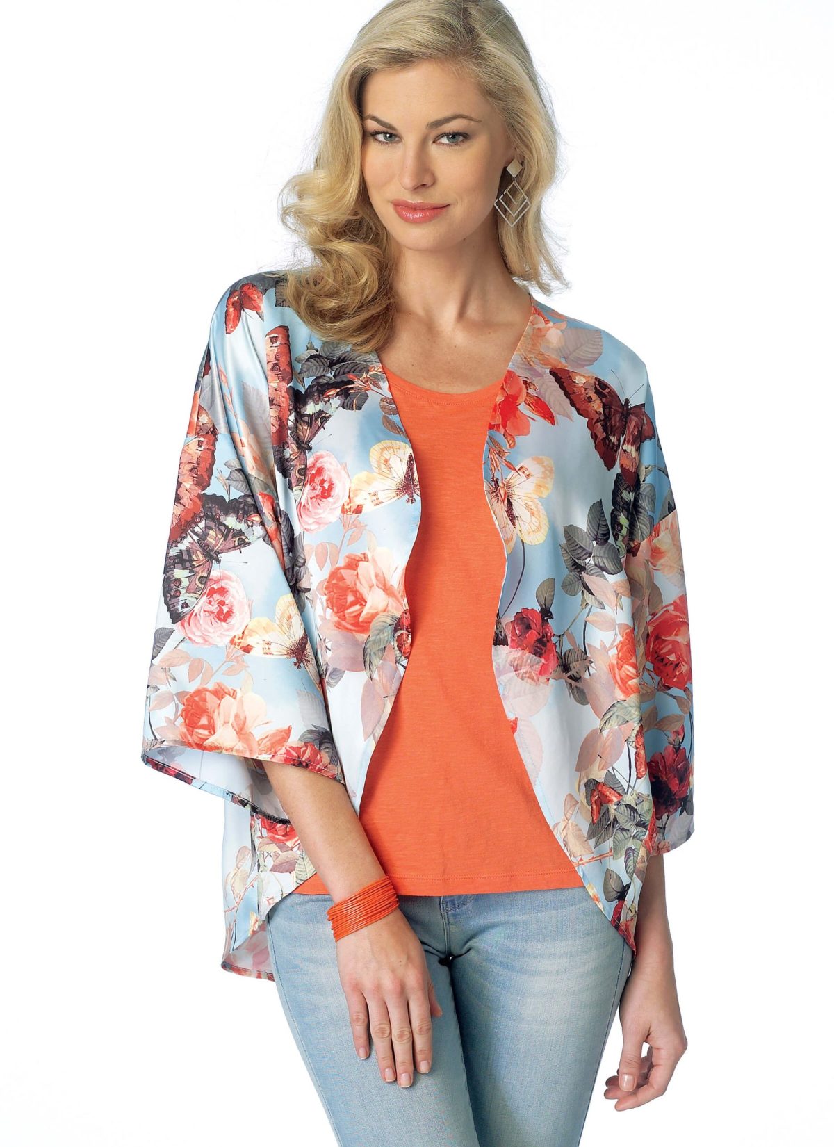 Butterick Sewing Pattern B6176 Misses' Kimono-inspired jacket robe