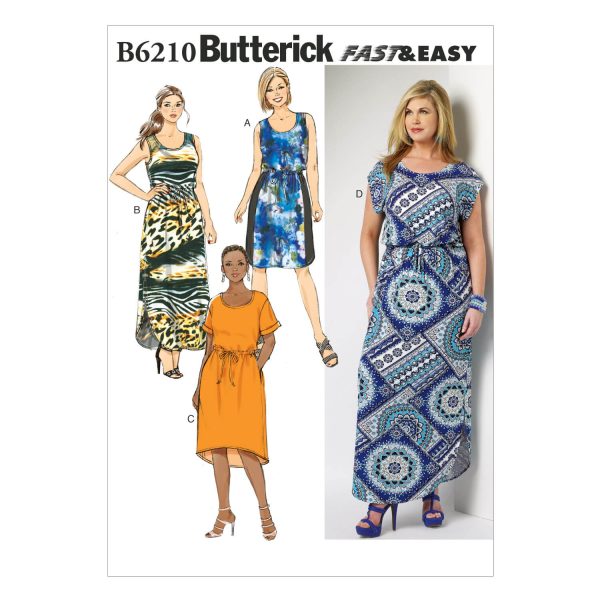 Butterick Sewing Pattern B6210 Women's/Women's Petite Dress