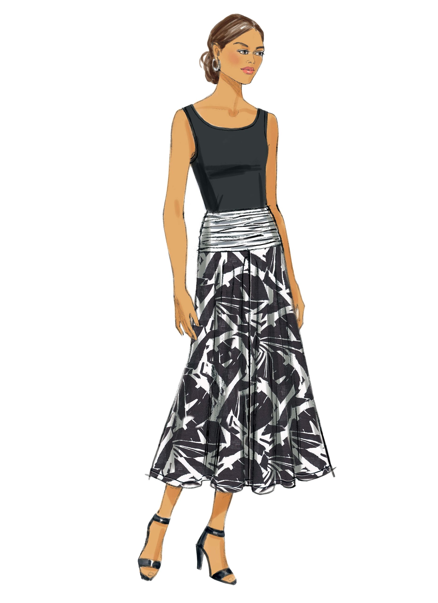 Butterick Sewing Pattern B6249 Misses' Skirt