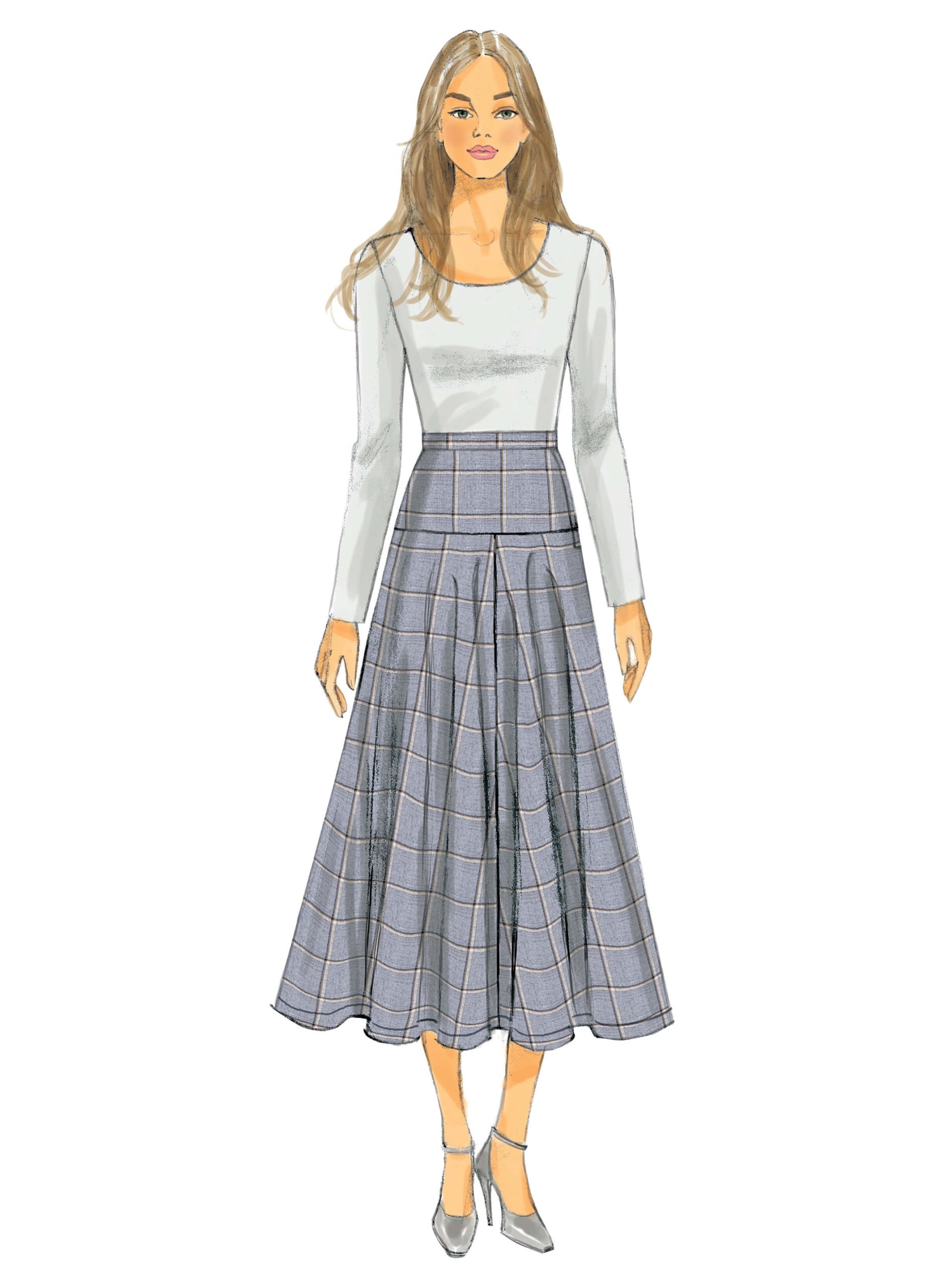 Butterick Sewing Pattern B6249 Misses' Skirt