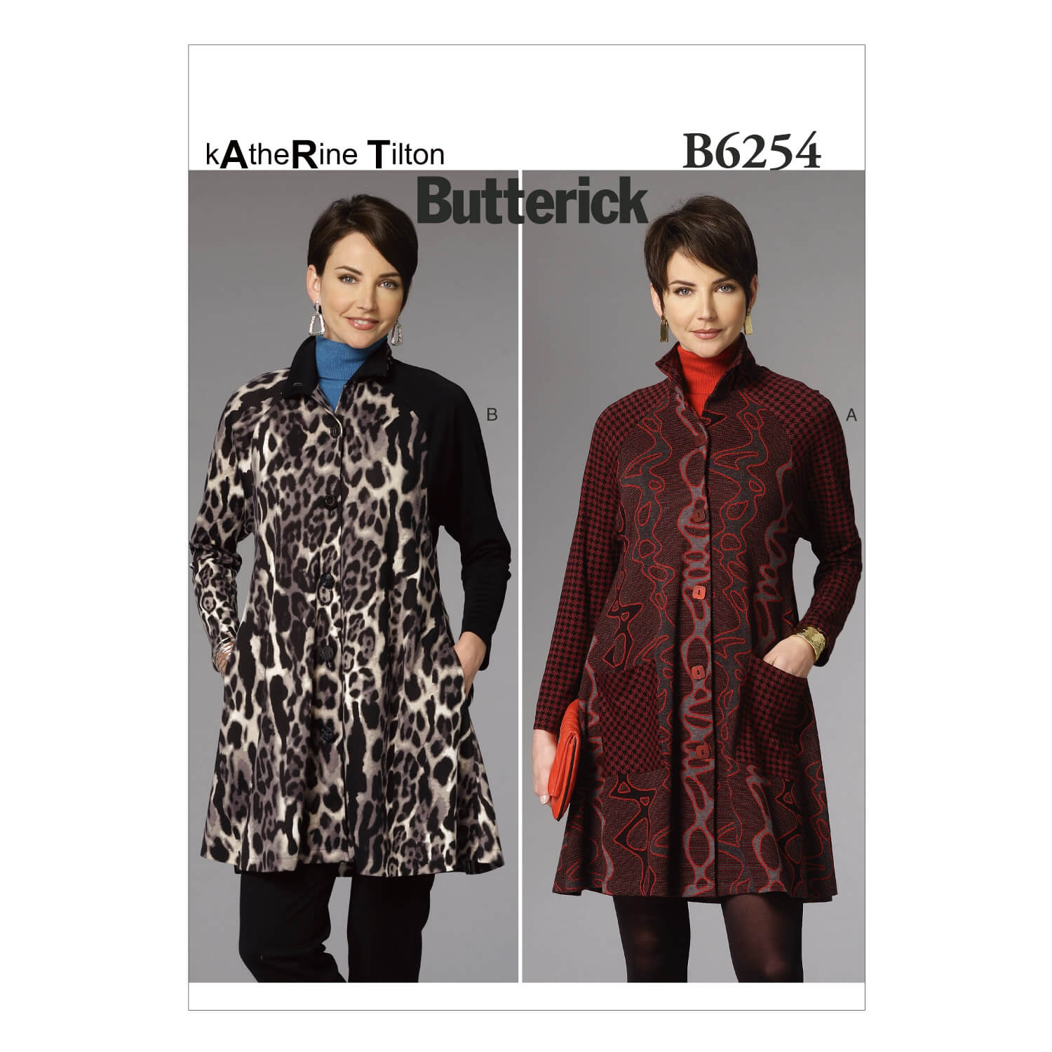 Butterick Sewing Pattern B6254 Misses' Coat Dress