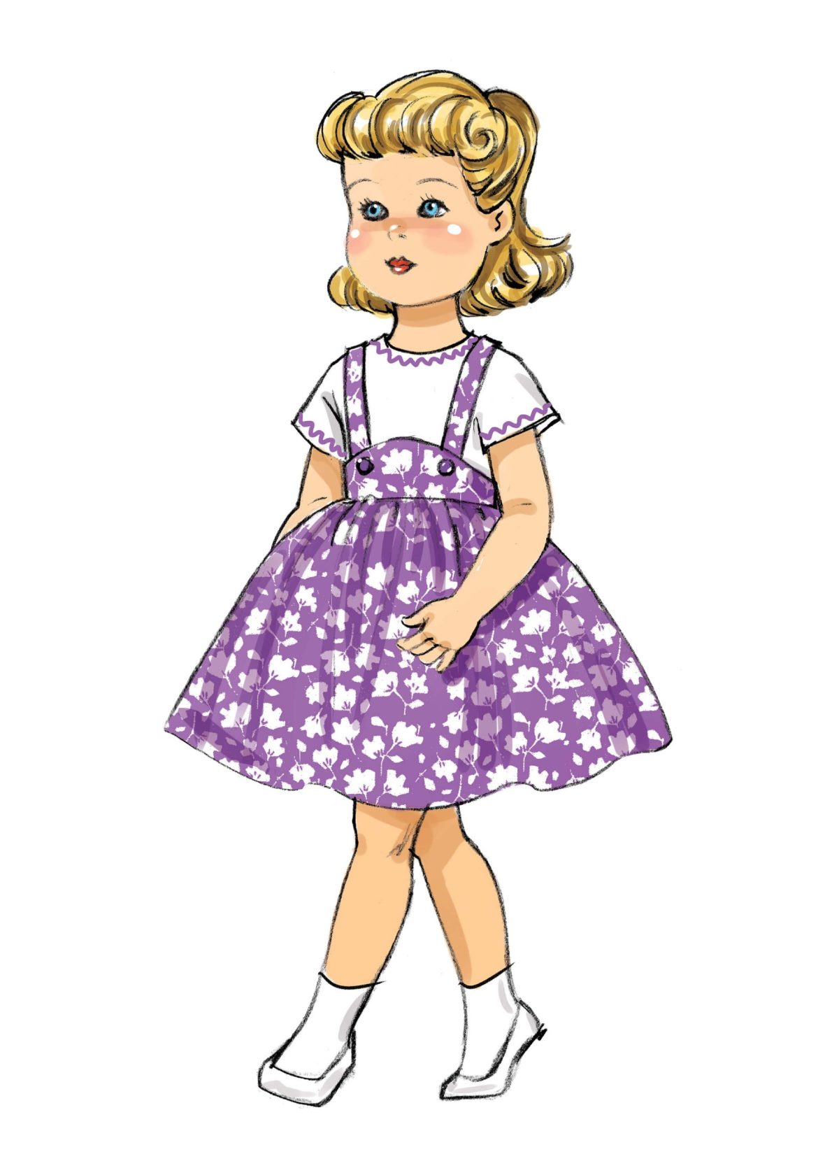 Butterick Sewing Pattern B6336 Retro Outfits for 18" Doll