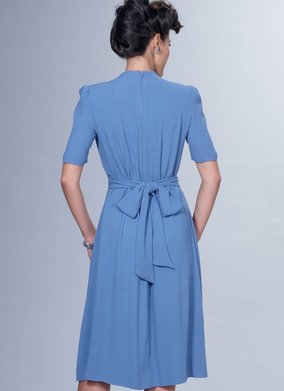 Butterick Sewing Pattern B6485 Misses' Dresses with Shoulder and Bust Detail, Waist Tie, and Sleeve Variations