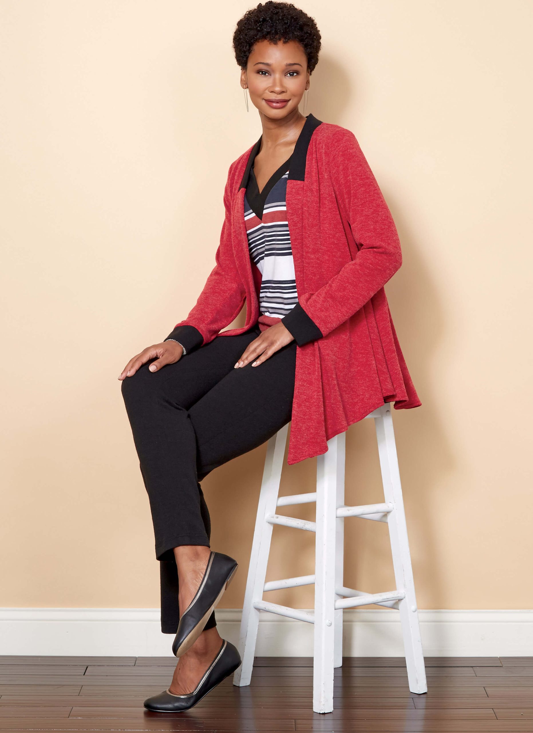 Butterick Sewing Pattern B6528 Misses' Knit Jacket, Top, Shorts and Pants