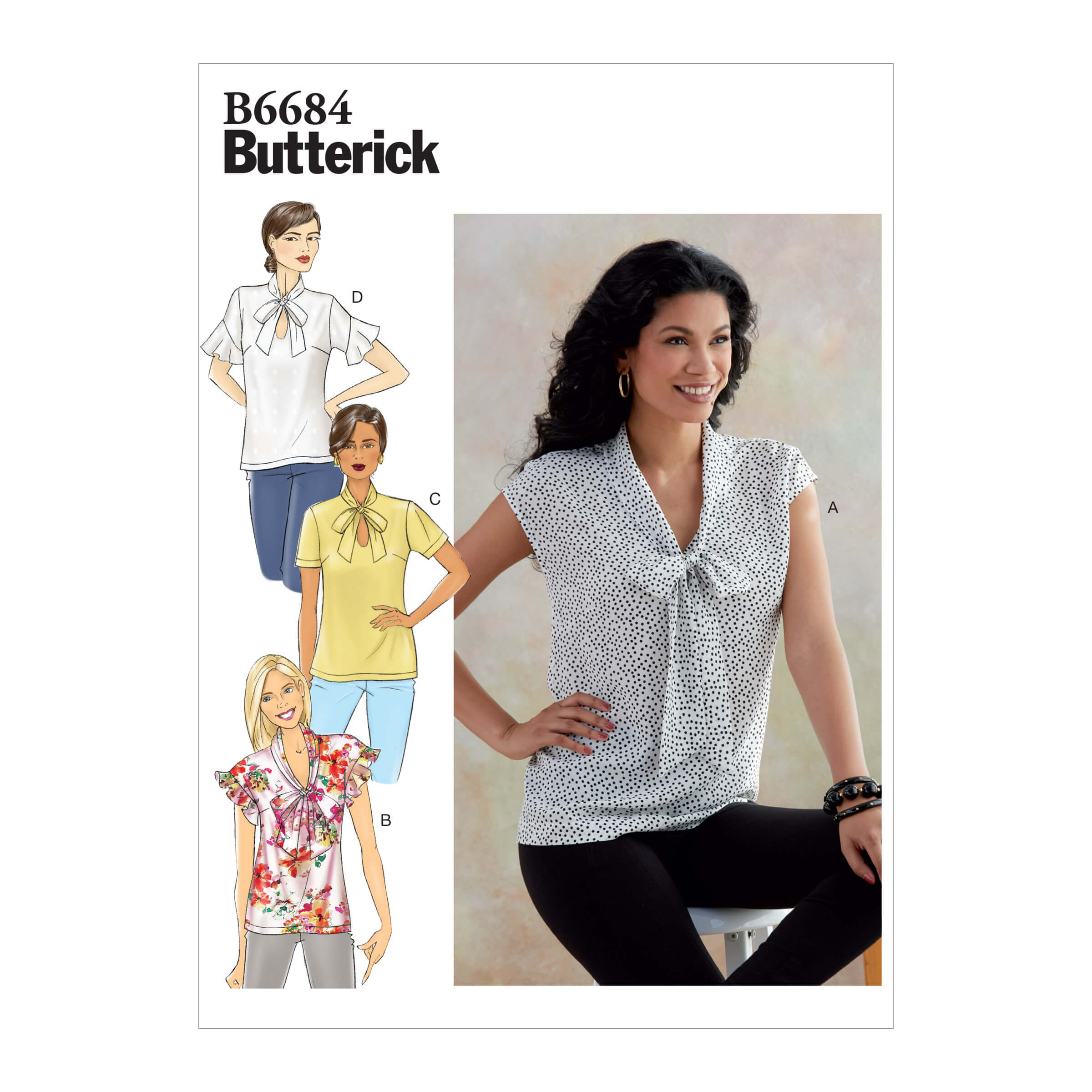 Butterick Sewing Pattern B6684 Misses' Top