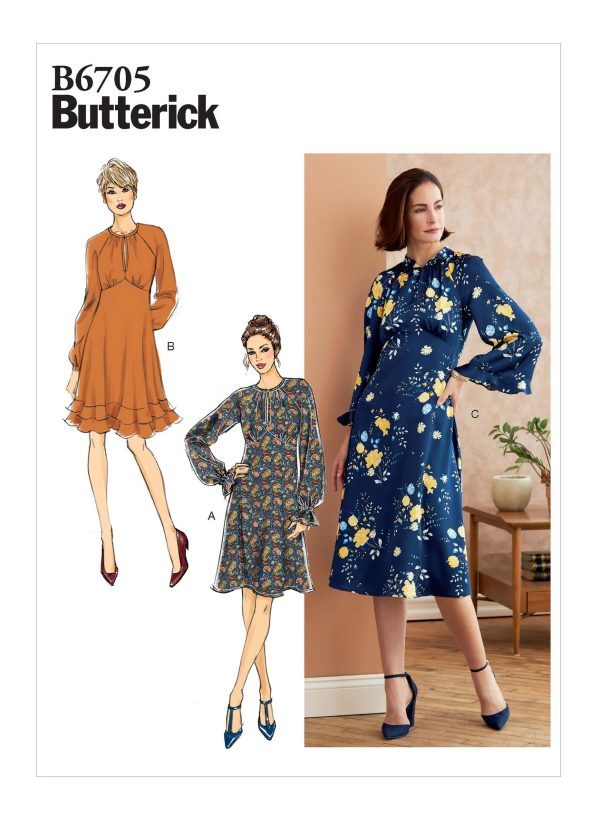 Butterick Sewing Pattern B6705 Misses' Dress