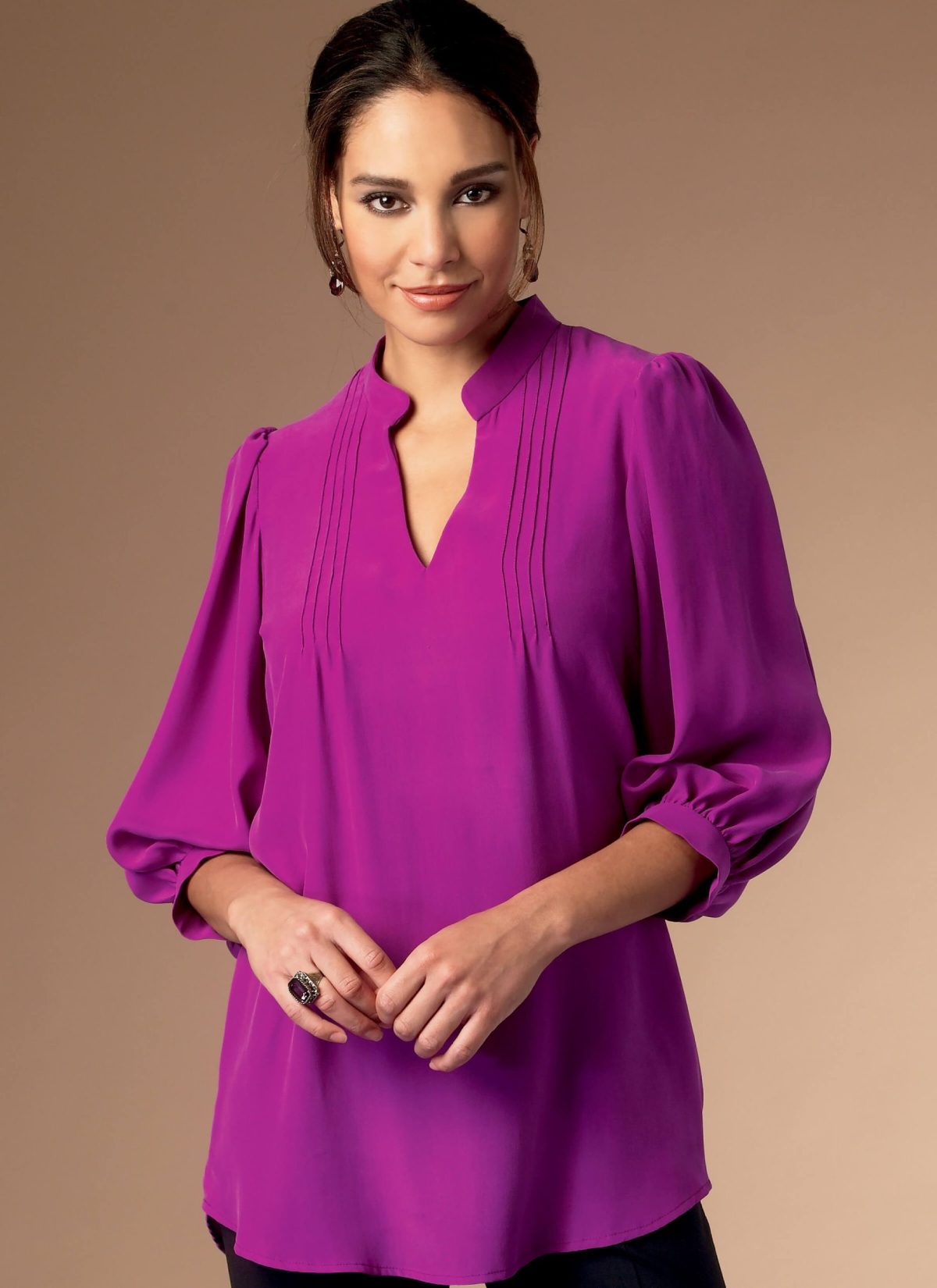 Butterick Sewing Pattern B6801 Misses' and Women's Tucked Or Gathered Top
