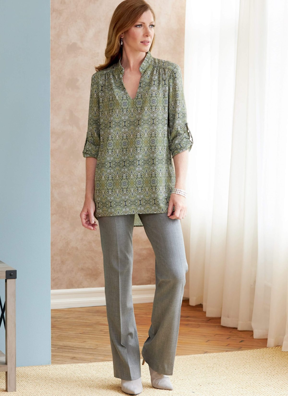 Butterick Sewing Pattern B6801 Misses' and Women's Tucked Or Gathered Top