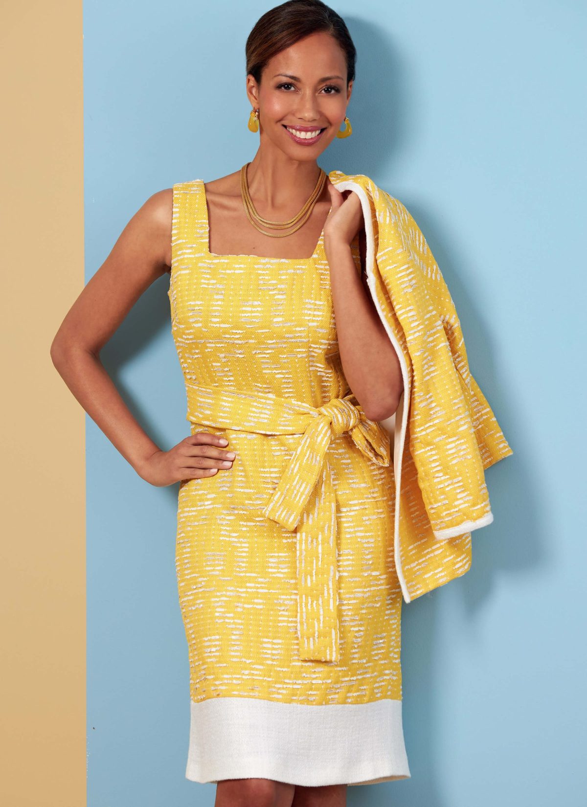 Butterick Sewing Pattern B6882 Misses' Jacket, Dress, Top, Trousers and Sash