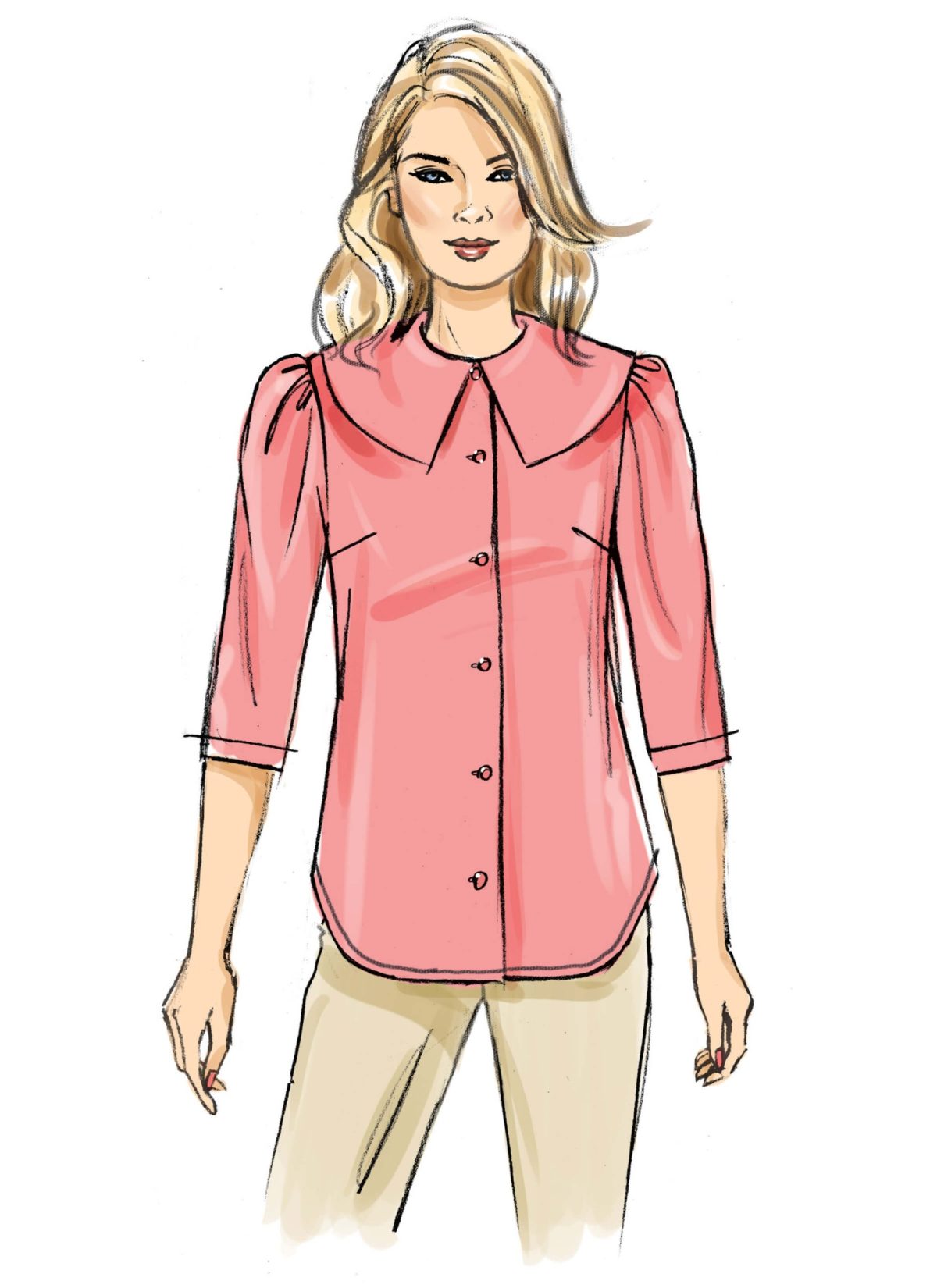 Butterick Sewing Pattern B6895 Misses' Top