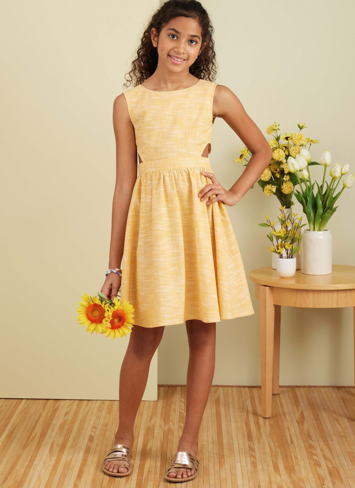 Butterick Sewing Pattern B6908 Girls' Dress, Jumpsuit and Romper