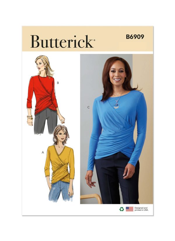 Butterick Sewing Pattern B6909 Misses' Knit Top