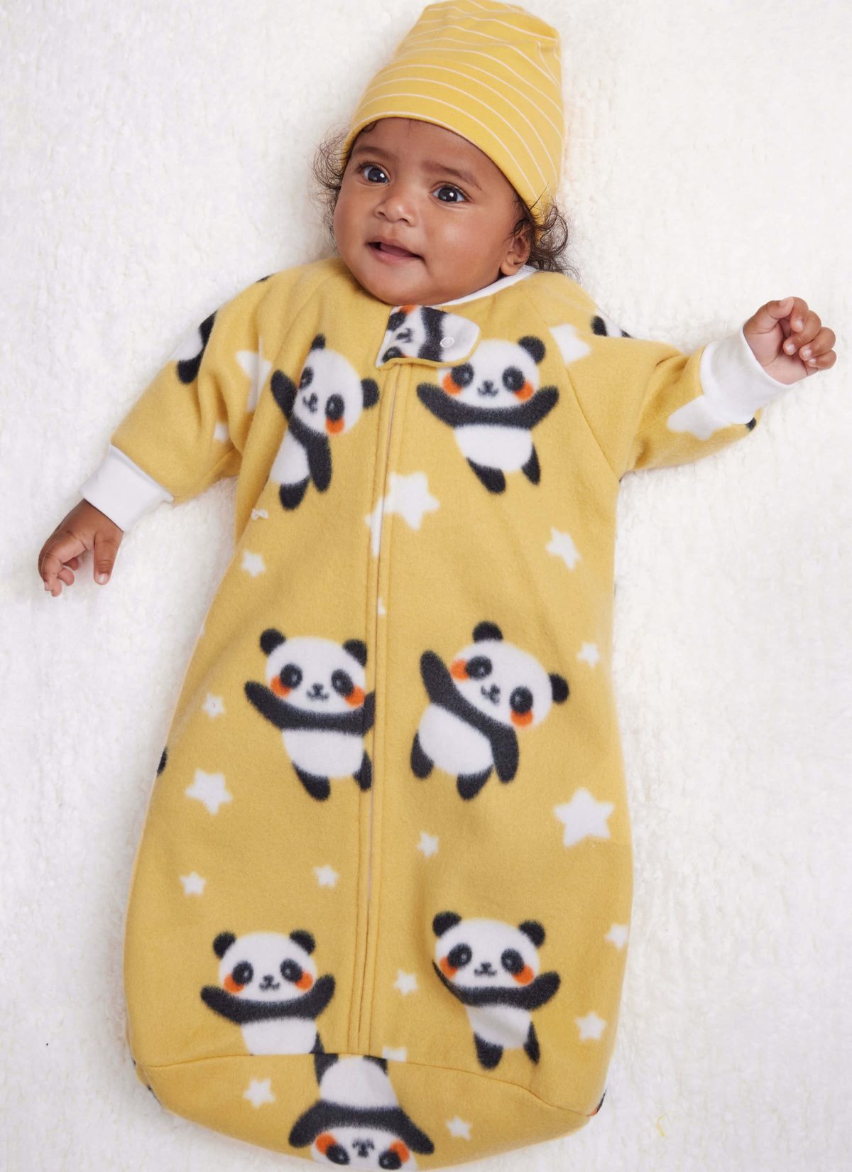 Butterick Sewing Pattern B6968 Infants' Bunting, Jumpsuit, Shirt, Nappy Pants, Hat, Bib, Mittens, Booties and Blanket
