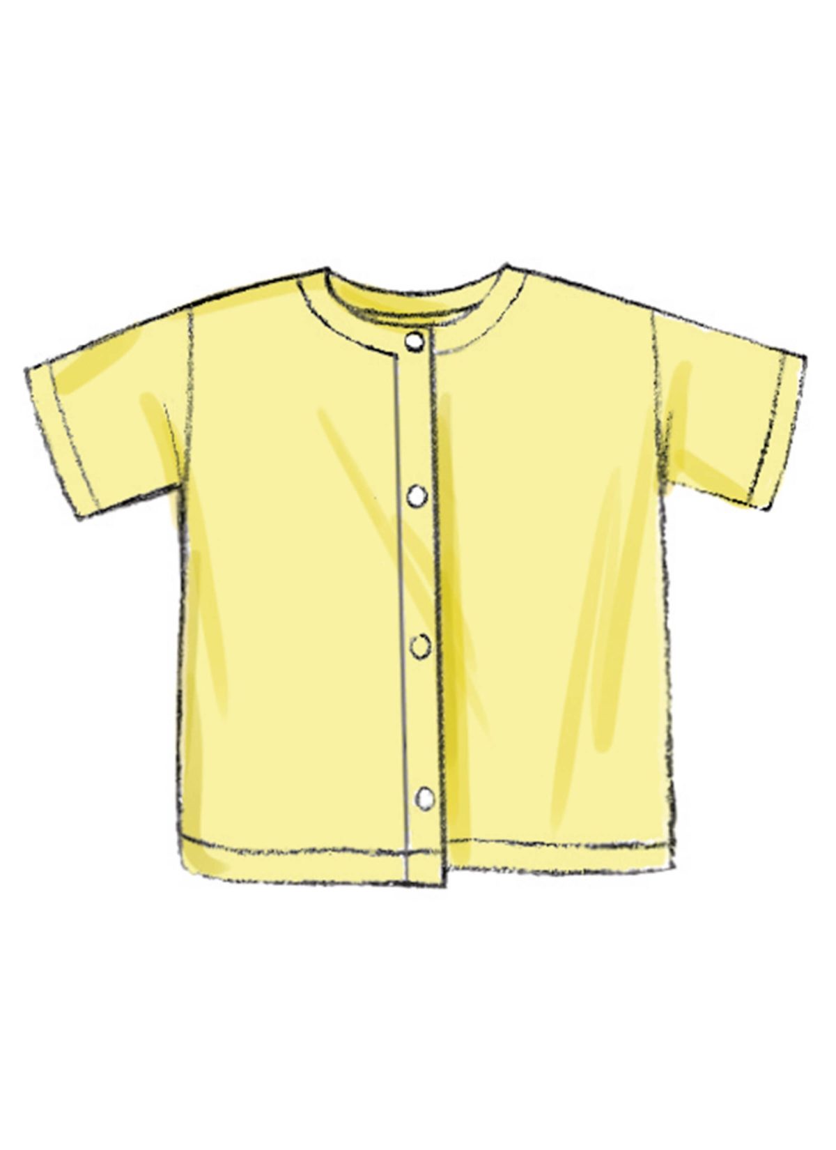 Butterick Sewing Pattern B6968 Infants' Bunting, Jumpsuit, Shirt, Nappy Pants, Hat, Bib, Mittens, Booties and Blanket