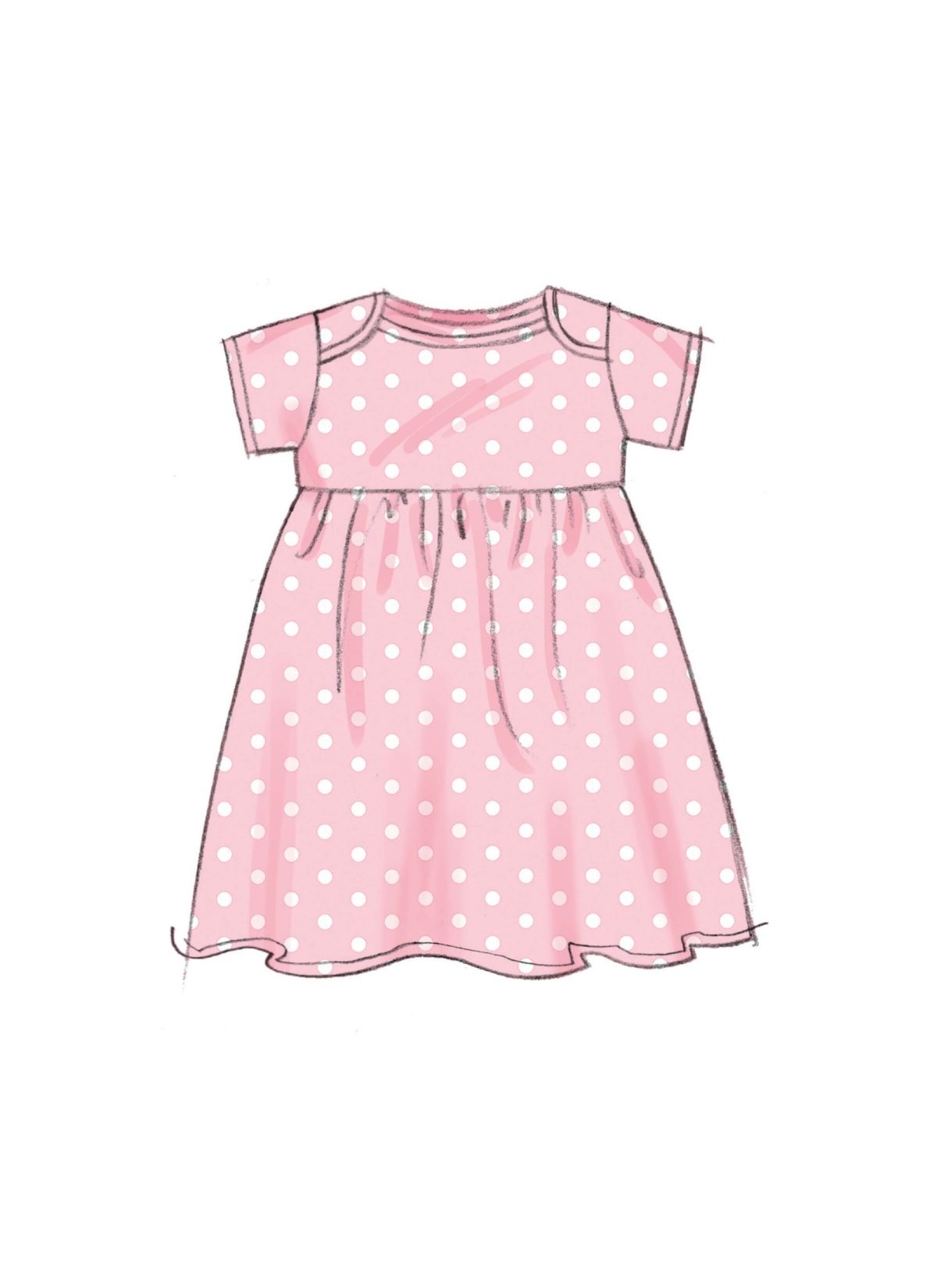 Butterick Sewing Pattern B6970 Infants' Jacket, Tops, Dress, Rompers, Nappy Pants and Hat