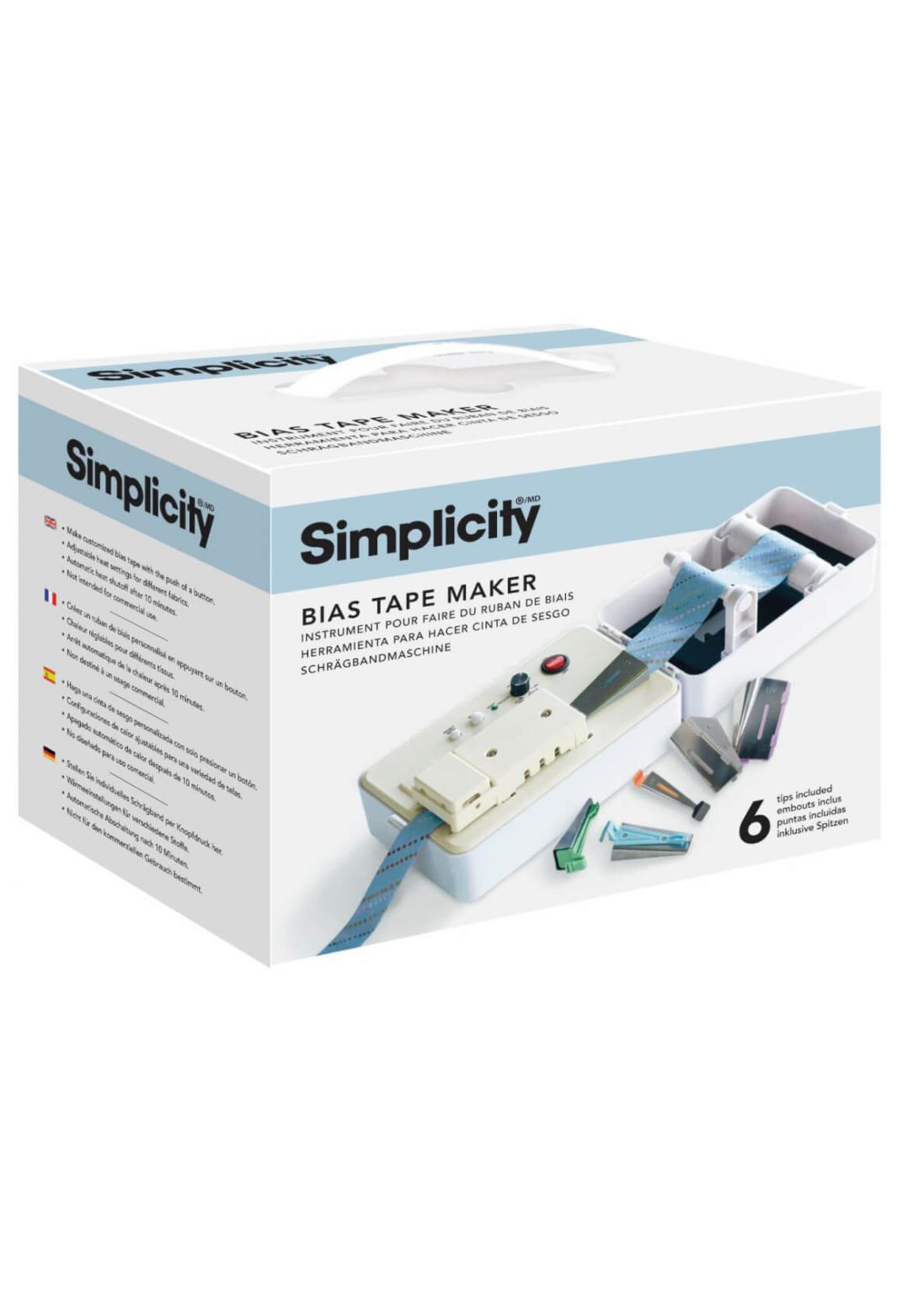 Simplicity Bias Tape Maker Machine - Sewdirect Australia