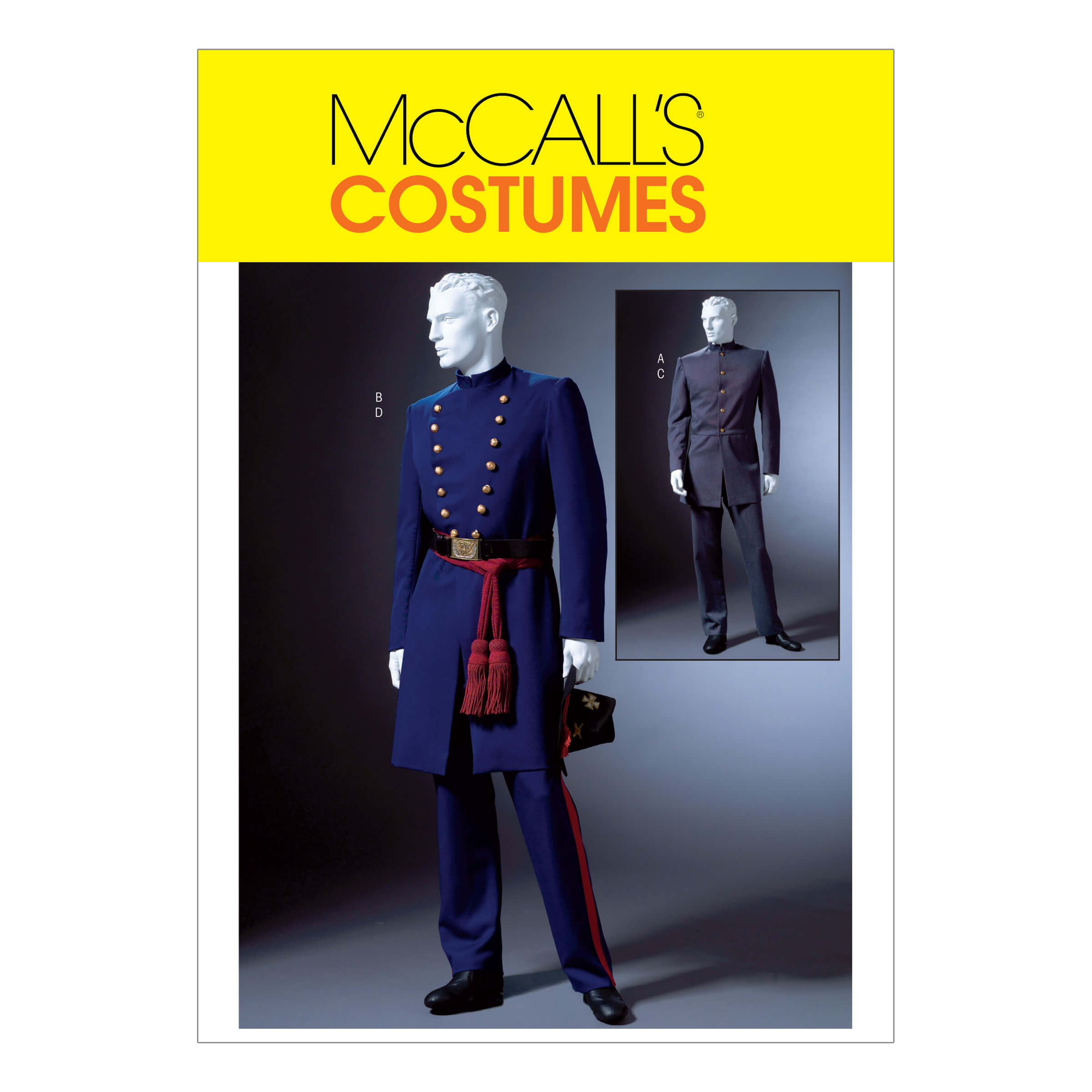 McCall's Sewing Pattern M4745 Men's Civil War Costumes