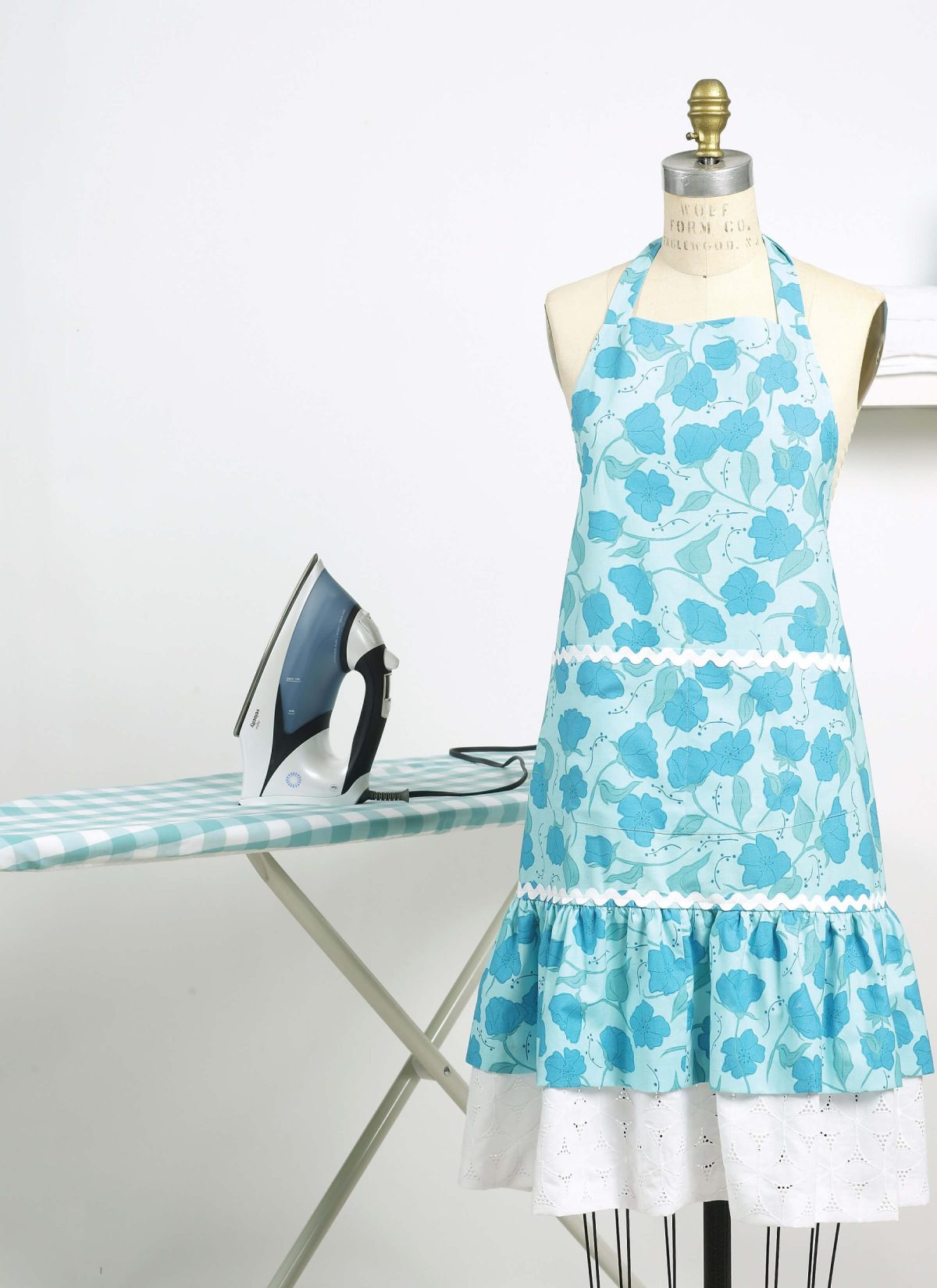 McCall's Sewing Pattern M6051 Apron, Ironing Board Cover, Organizer, Bins, Hanger Cover, Clothespin Holder, Banner and Scissor Caddy