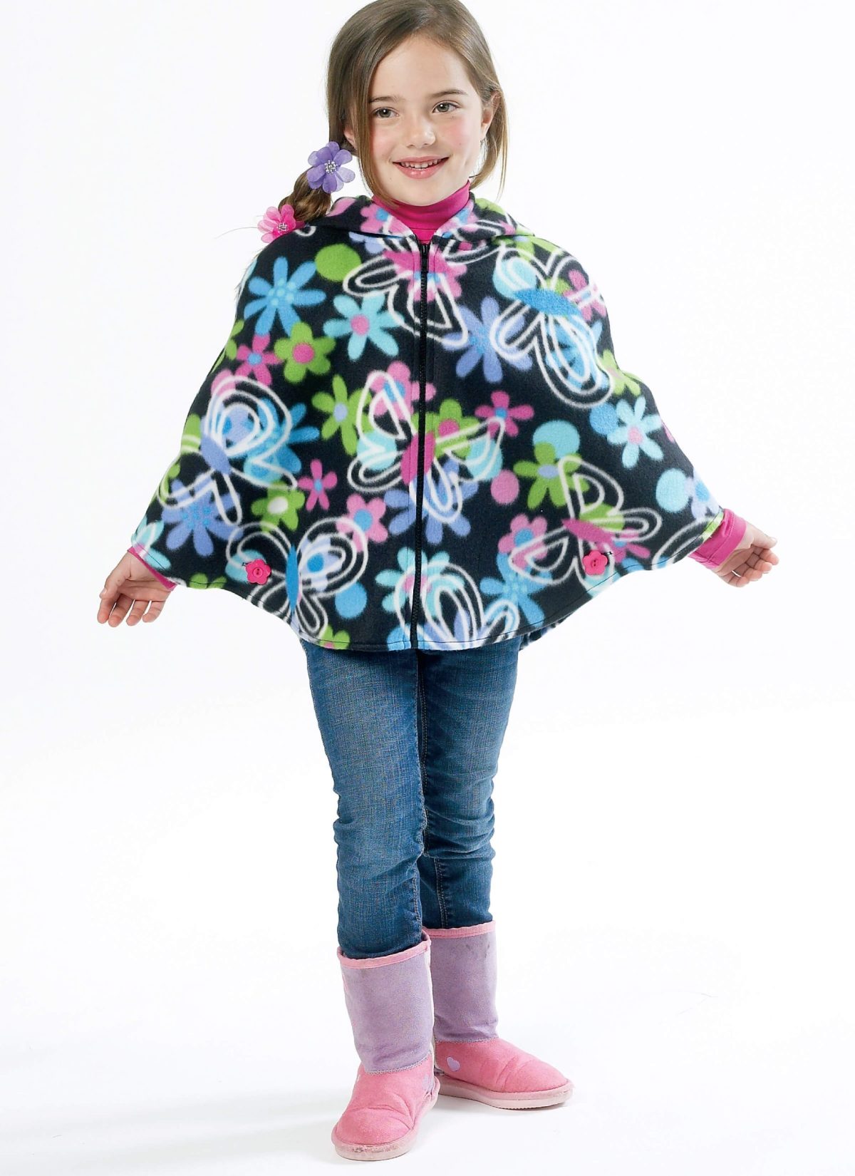 McCall's Sewing Pattern M6431 Children's/Girls' Ponchos