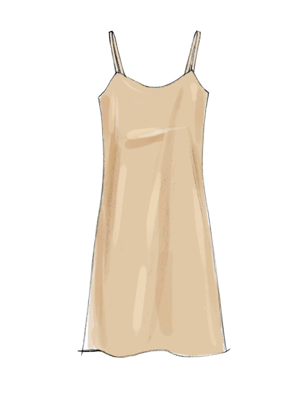 McCall's Sewing Pattern M6696 Misses' Dresses and Slip