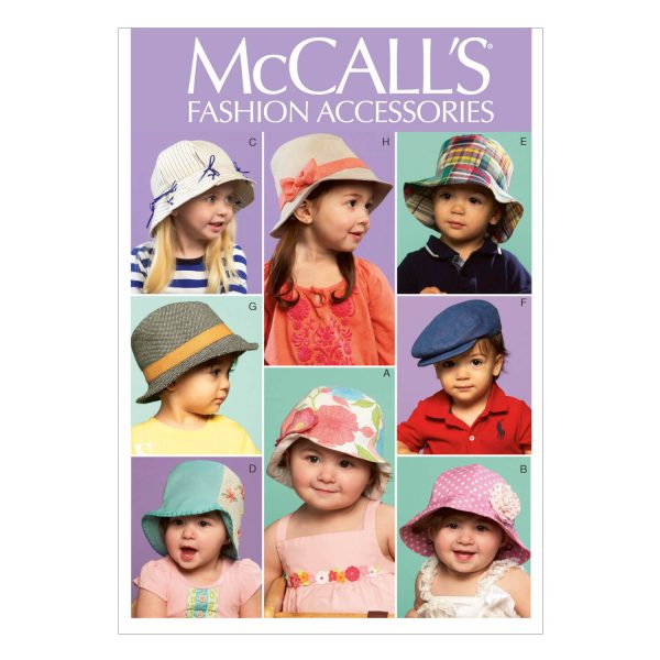 McCall's Sewing Pattern M6762 Infants'/Toddlers' Hats