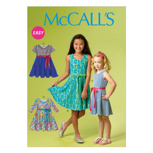 McCall's Sewing Pattern M6915 Chidren's/Girls' Dresses