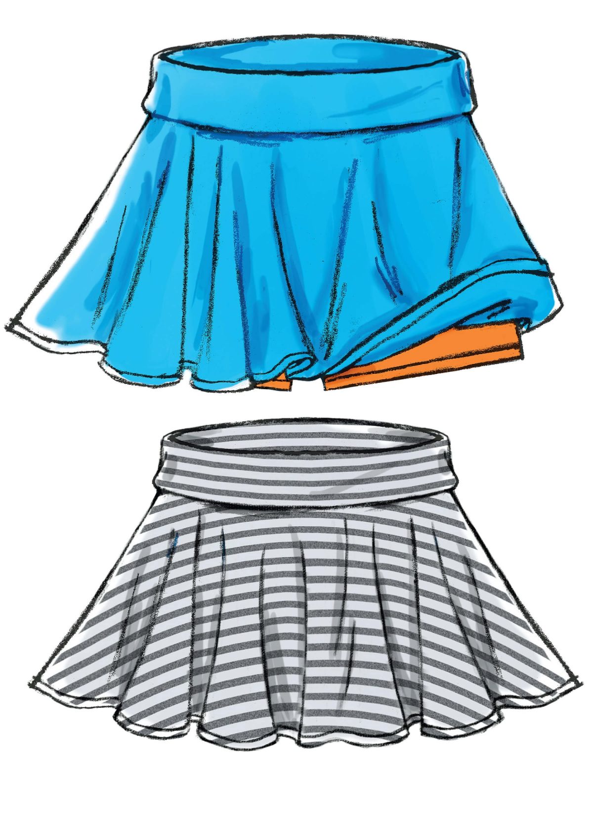 McCall's Sewing Pattern M6918 Children's/Girls' Skorts