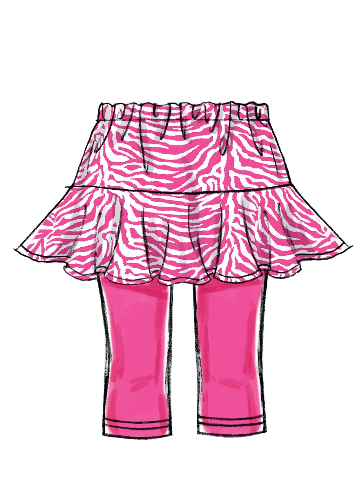 McCall's Sewing Pattern M6918 Children's/Girls' Skorts