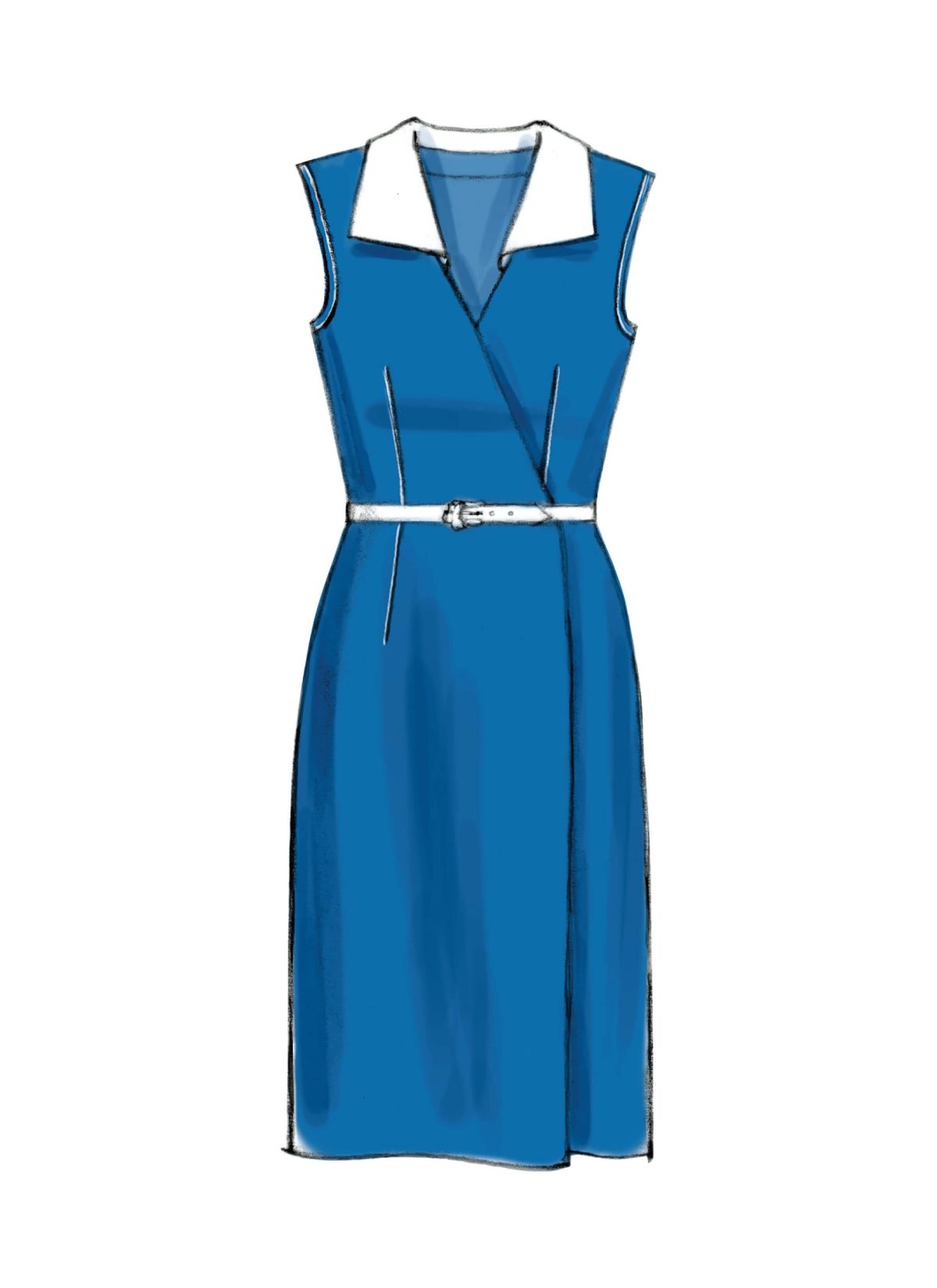 McCall's Sewing Pattern M6959 Misses' Dresses and Belt