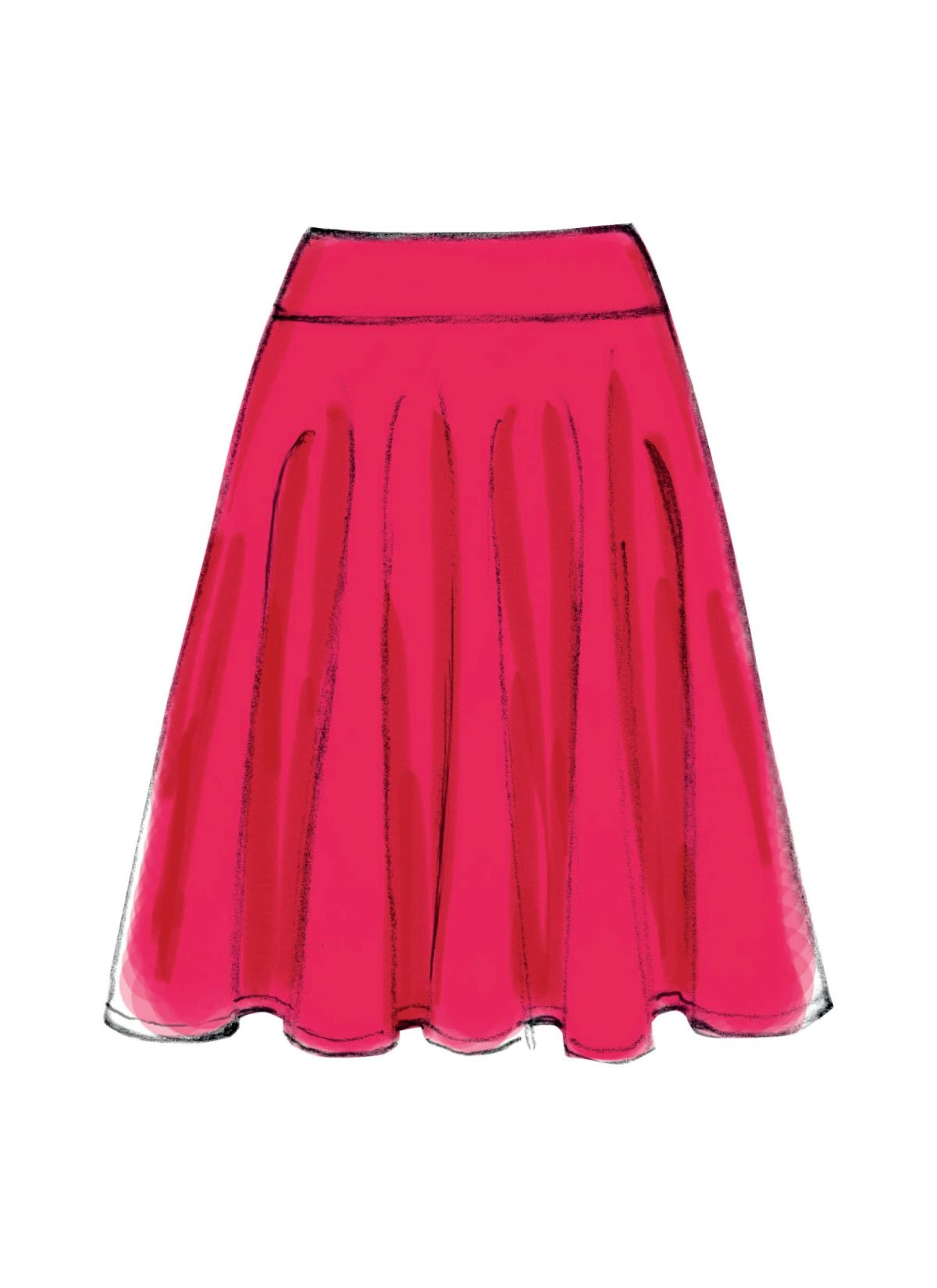 McCall's Sewing Pattern M6966 Misses' Skirts