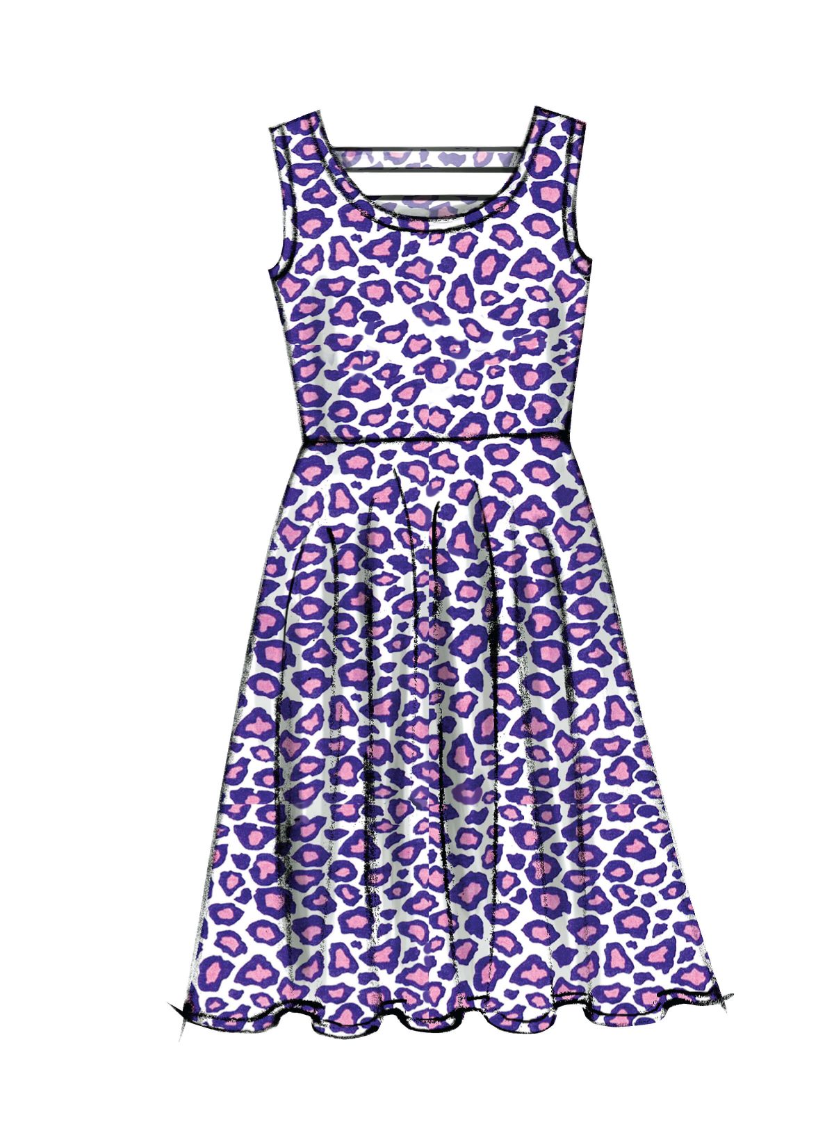 McCall's Sewing Pattern M7079 Girls'/Girls' Plus Dresses