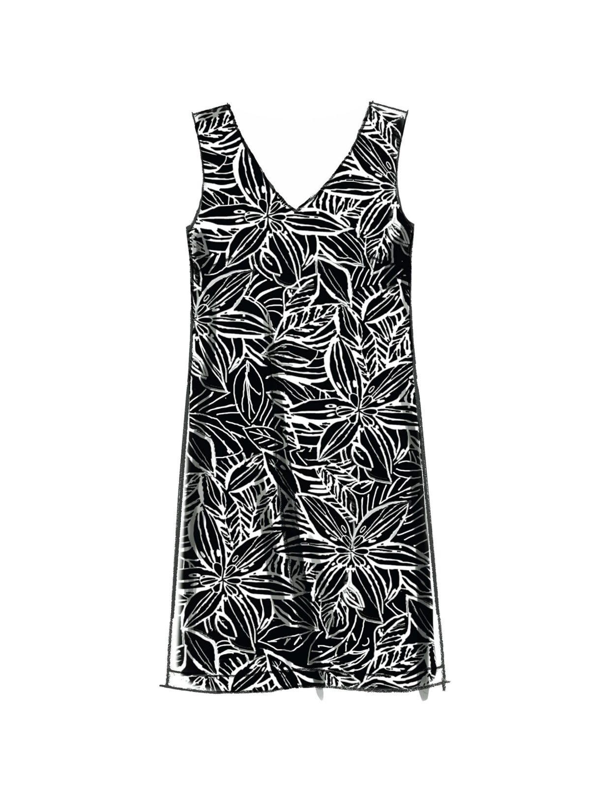 McCall's Sewing Pattern M7120 Misses' Dresses and Belt