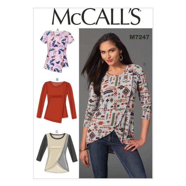 McCall's Sewing Pattern M7247 Misses' Tops