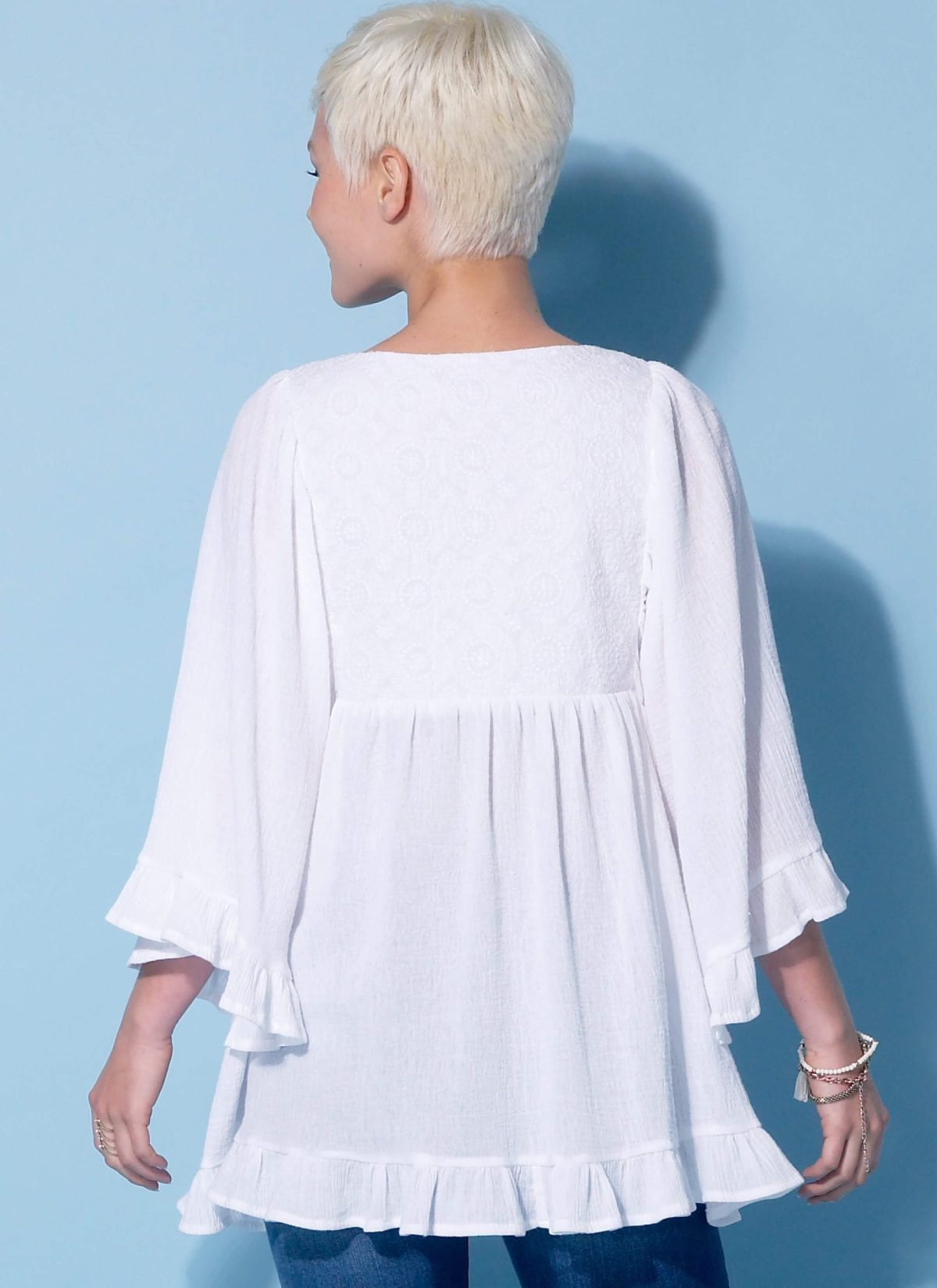 McCall's Sewing Pattern M7325 Misses' Gathered Tops and Tunic