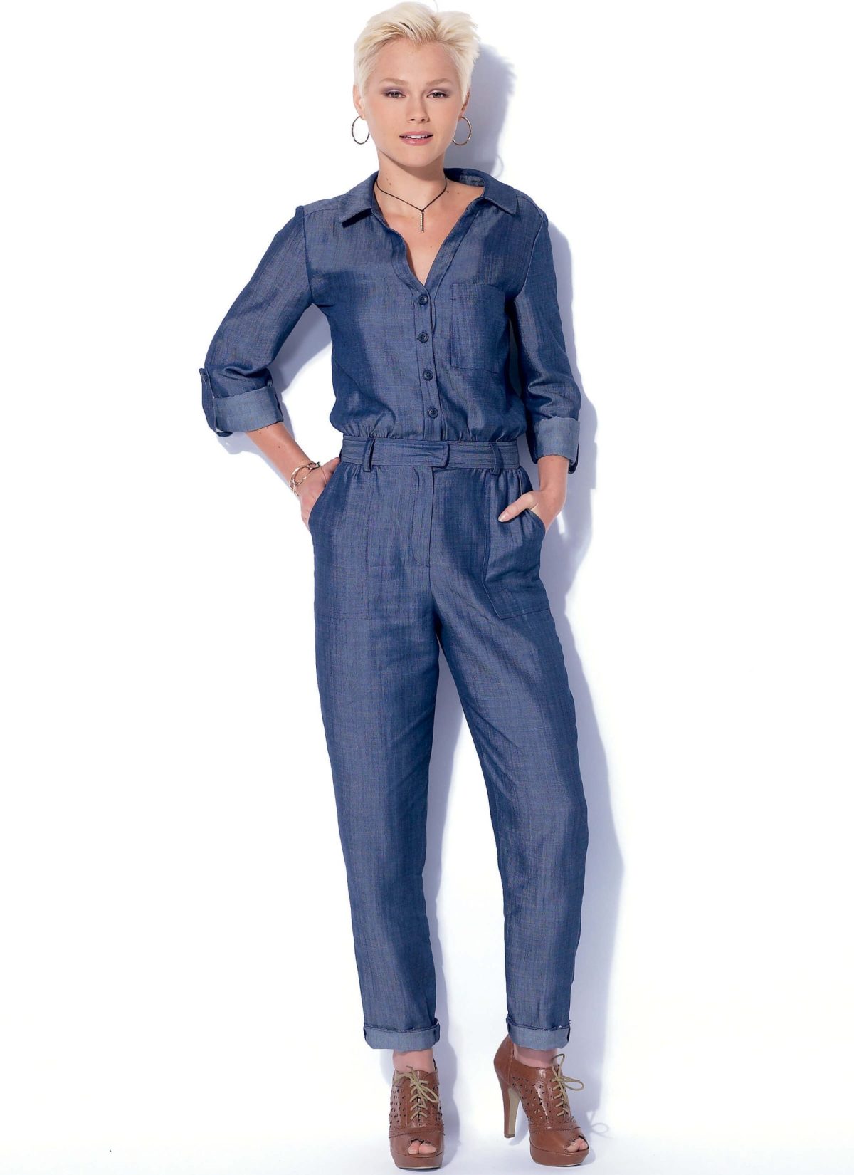 McCall's Sewing Pattern M7330 Misses' Button-Up Rompers and Jumpsuits