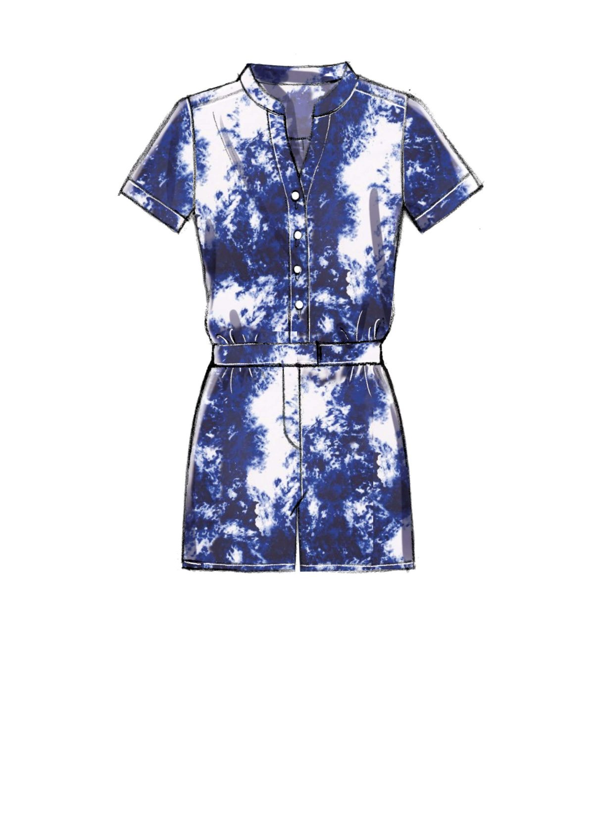 McCall's Sewing Pattern M7330 Misses' Button-Up Rompers and Jumpsuits