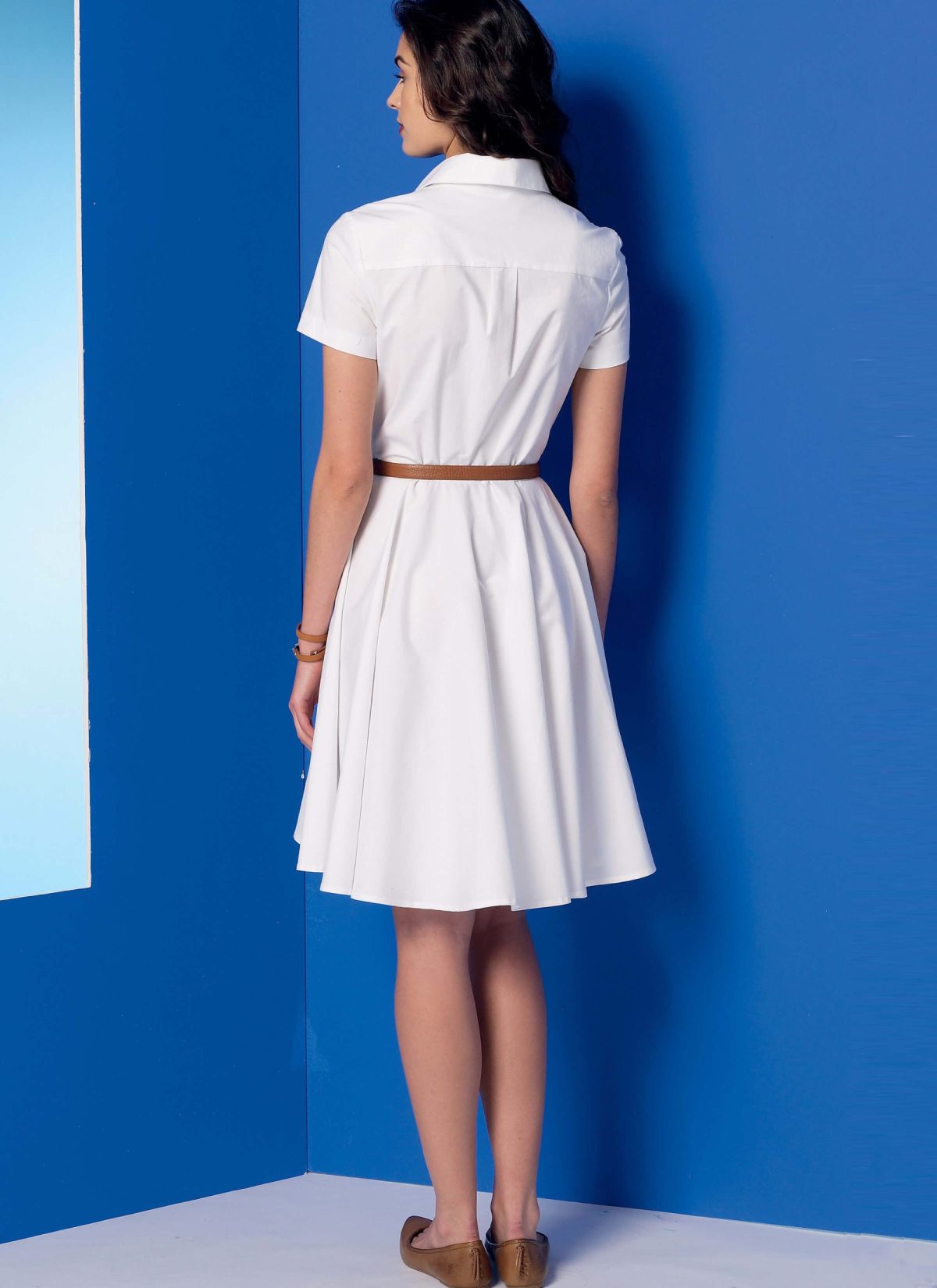 McCall's Dress Pattern M7351 Misses' Shirtdresses with Pockets and Belt