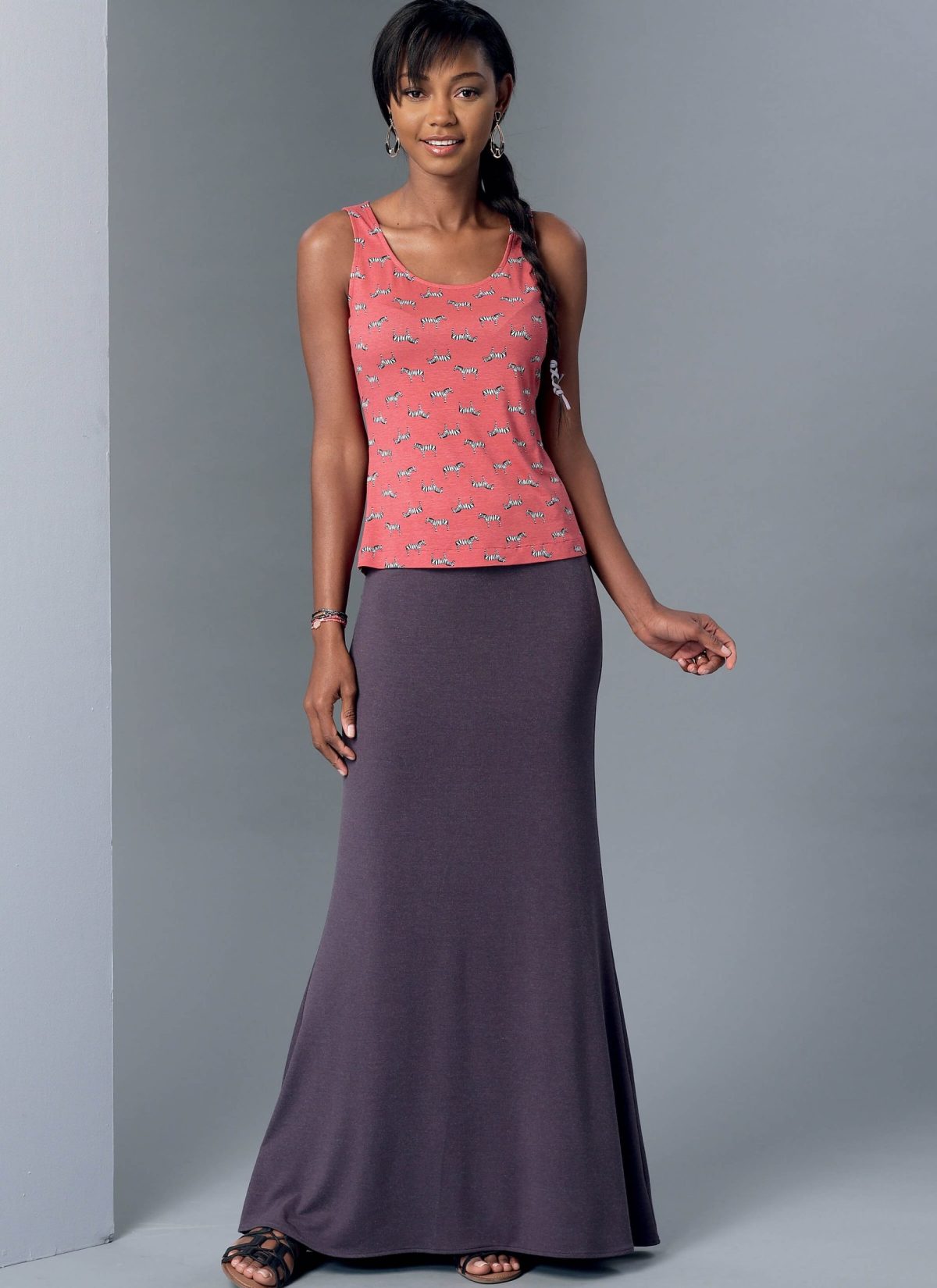 McCall's Sewing Pattern M7386 Misses' Knit Tank Top, Dresses and Skirts