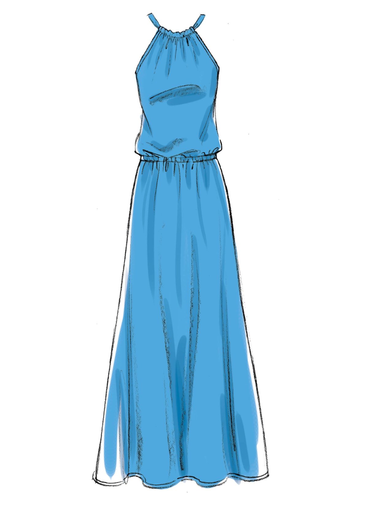 McCall's Sewing Pattern M7405 Misses' Dresses and Belt