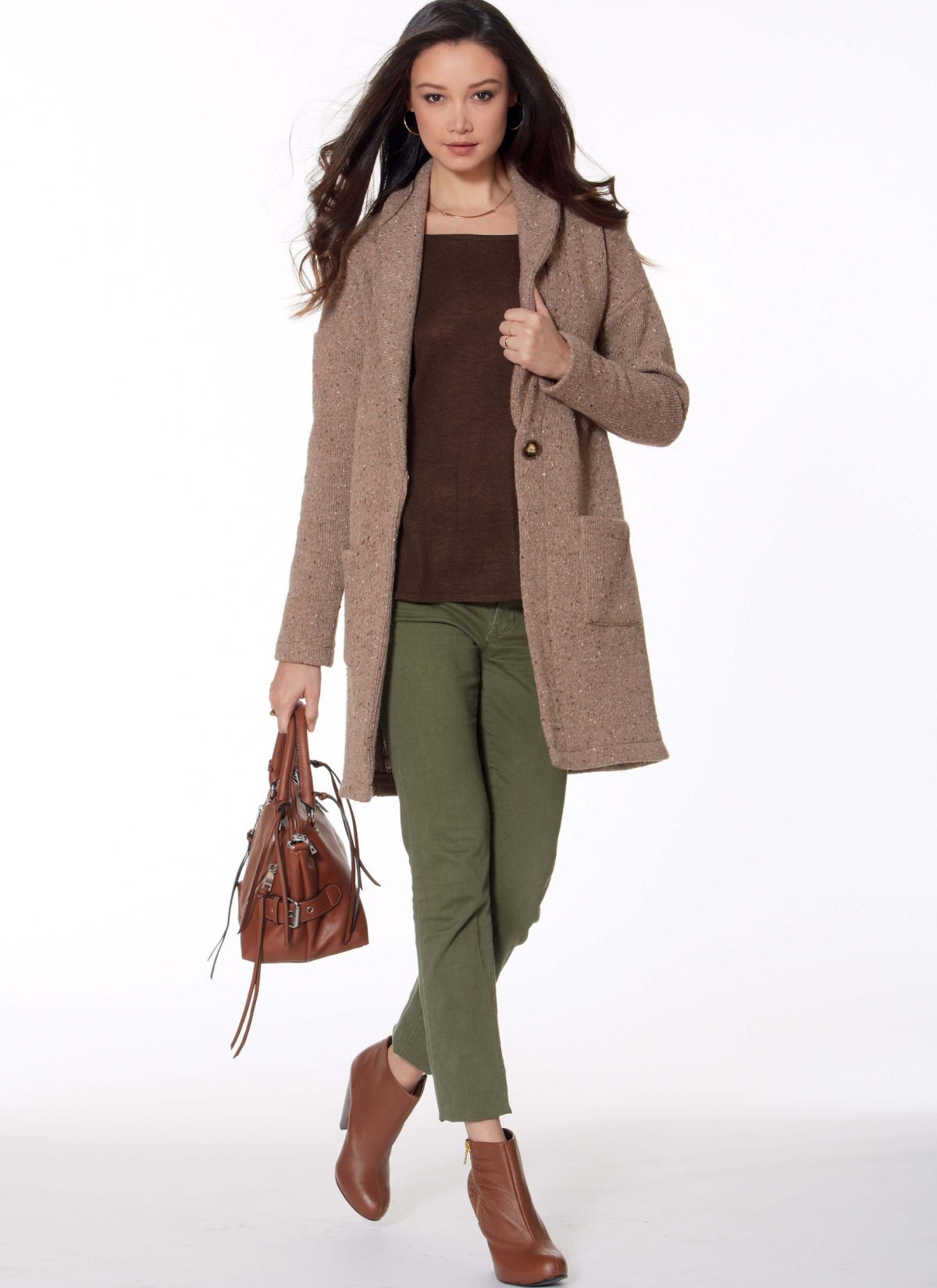 McCall's Sewing Pattern M7476 Misses' Drop-Shoulder Vest and Cardigans