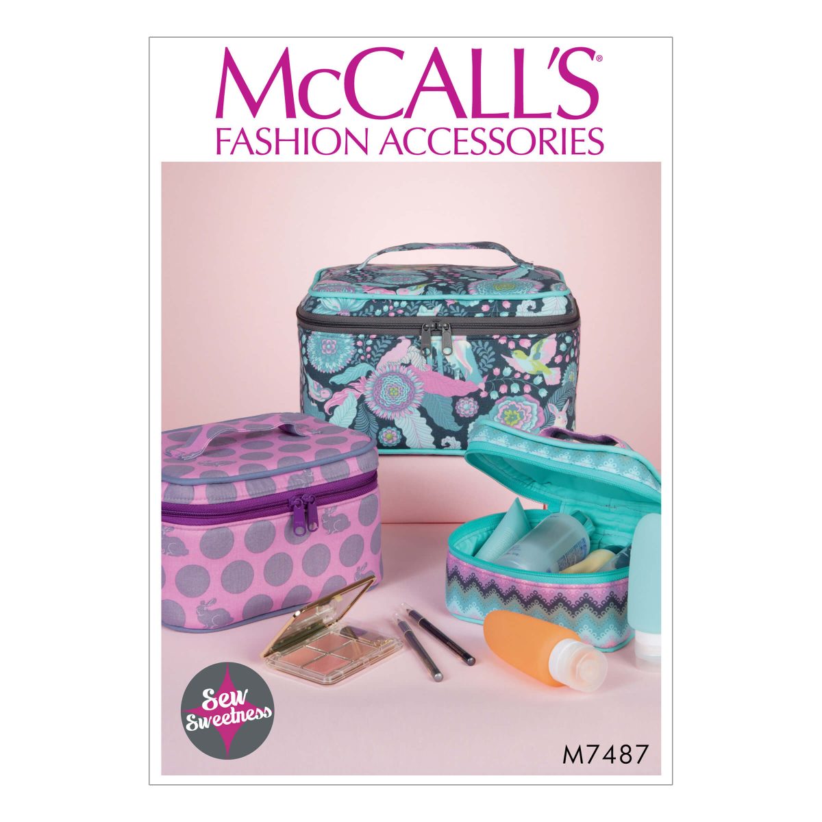 McCall's Sewing Pattern M7487 Travel Cases in Three Sizes