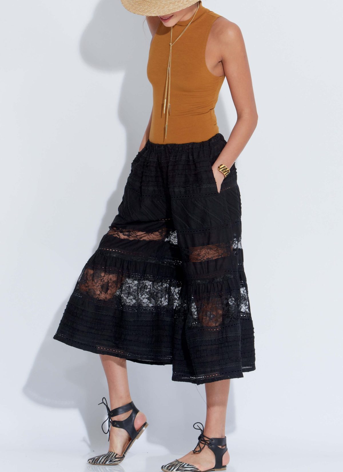 McCall's Sewing Pattern M7576 Misses' Elastic-Waist Loose Pants