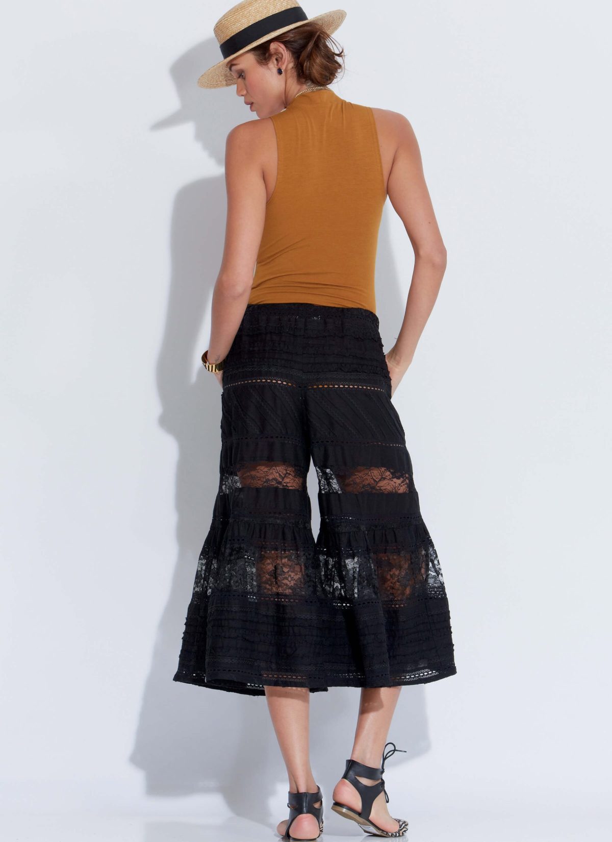 McCall's Sewing Pattern M7576 Misses' Elastic-Waist Loose Pants