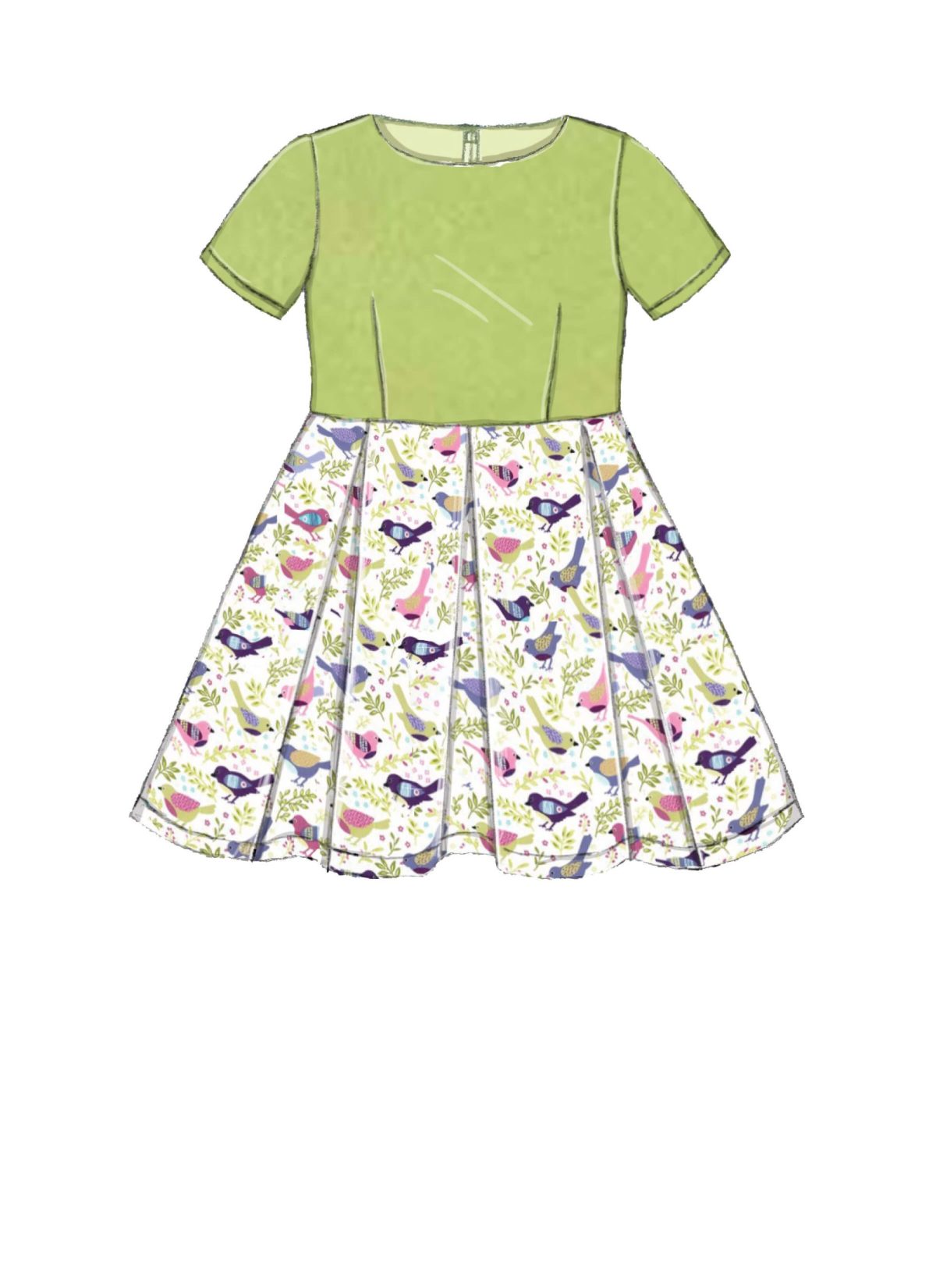 McCall's Sewing Pattern M7707 Children/Girls' Dresses and 18" Doll Dress