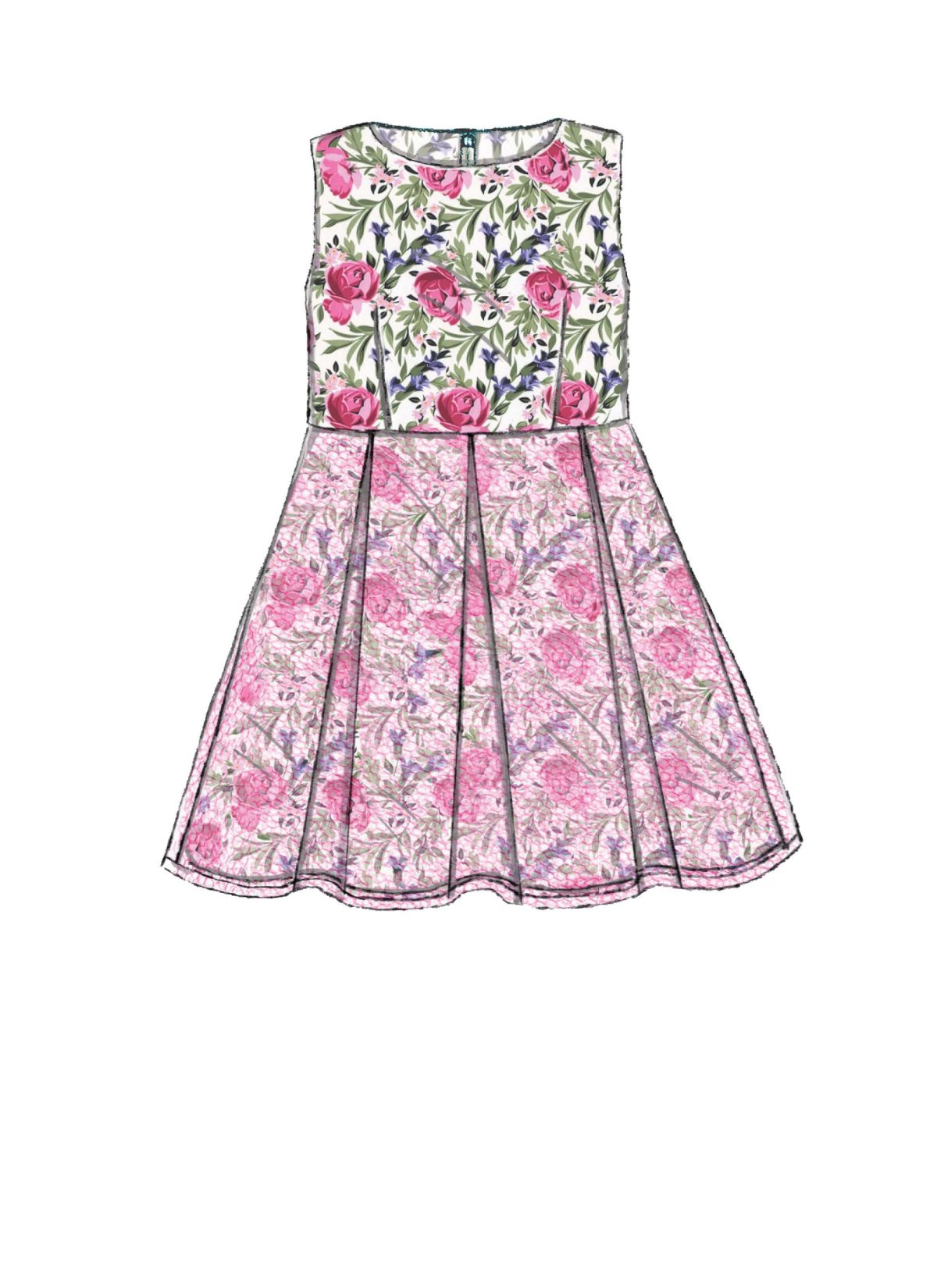 McCall's Sewing Pattern M7707 Children/Girls' Dresses and 18" Doll Dress