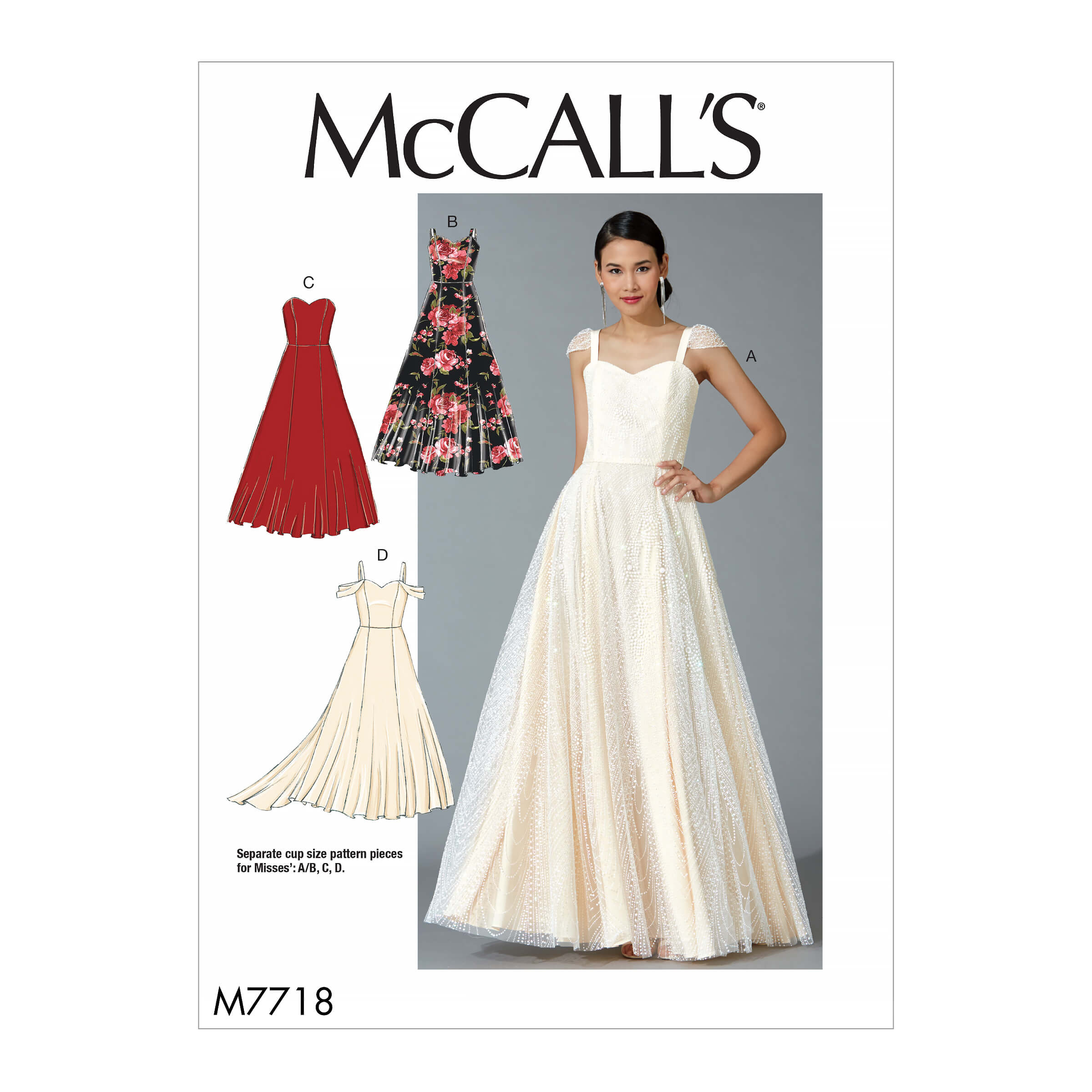 McCall's Sewing Pattern M7718 Misses' Dresses