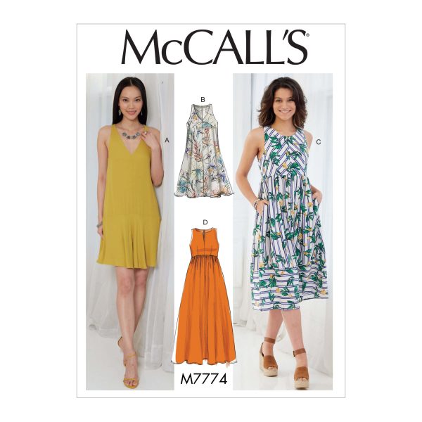 McCall's Sewing Pattern M7774 Misses' Dresses