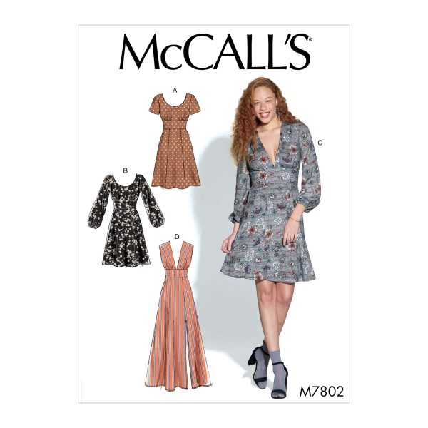 McCall's Sewing Pattern M7802 Misses' Dresses